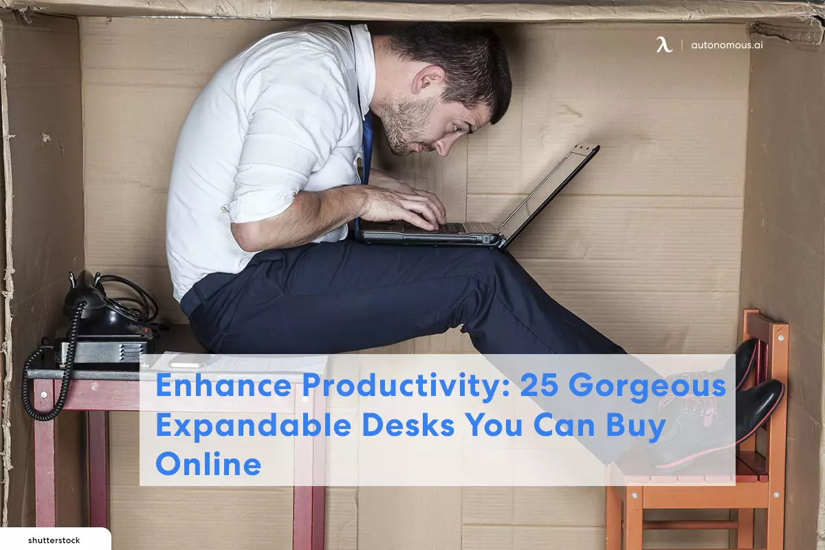 Enhance Productivity: 25 Gorgeous Expandable Desks You Can Buy Online