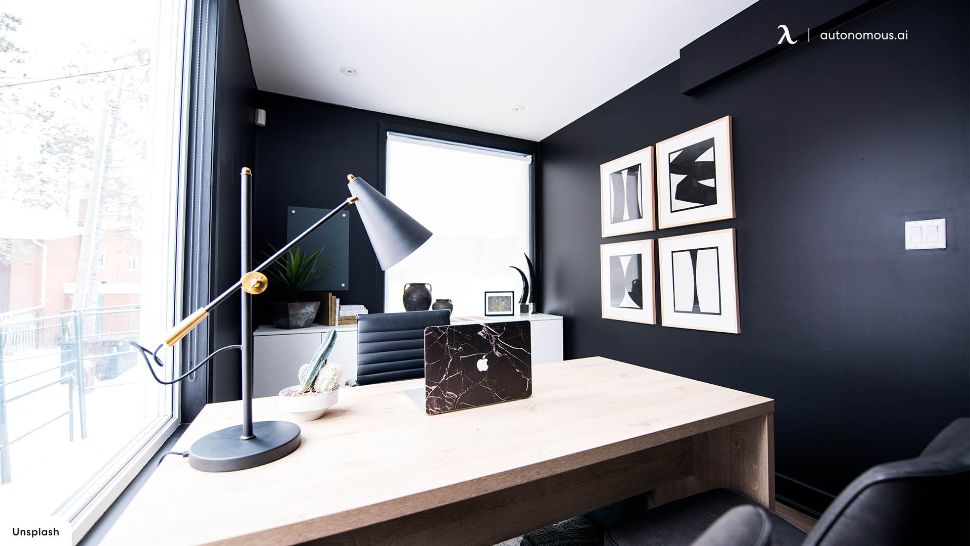 40+ Amazing Black Home Office Ideas for Decoration