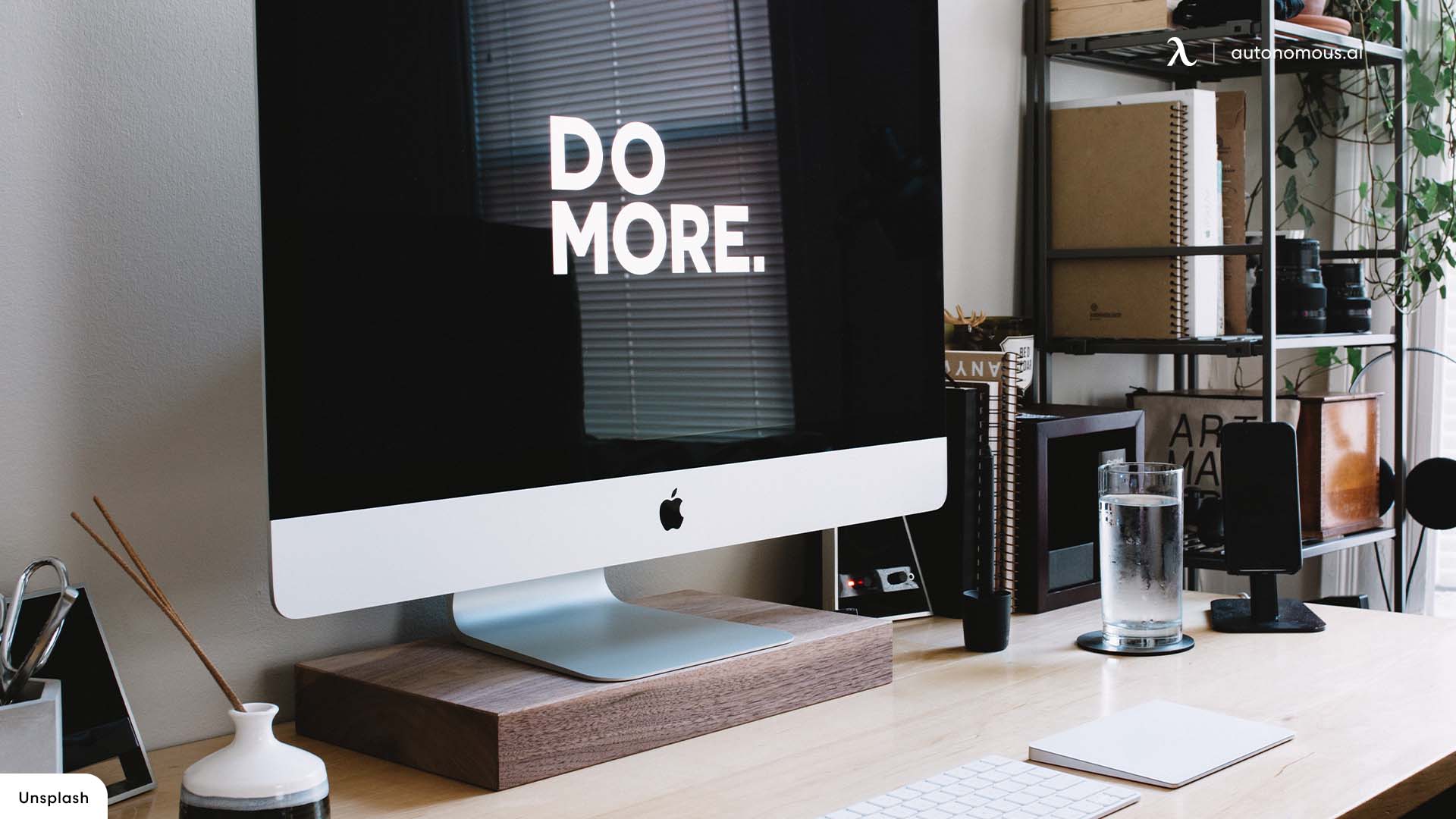   Basics LCD Computer Monitor Free-Standing Desk