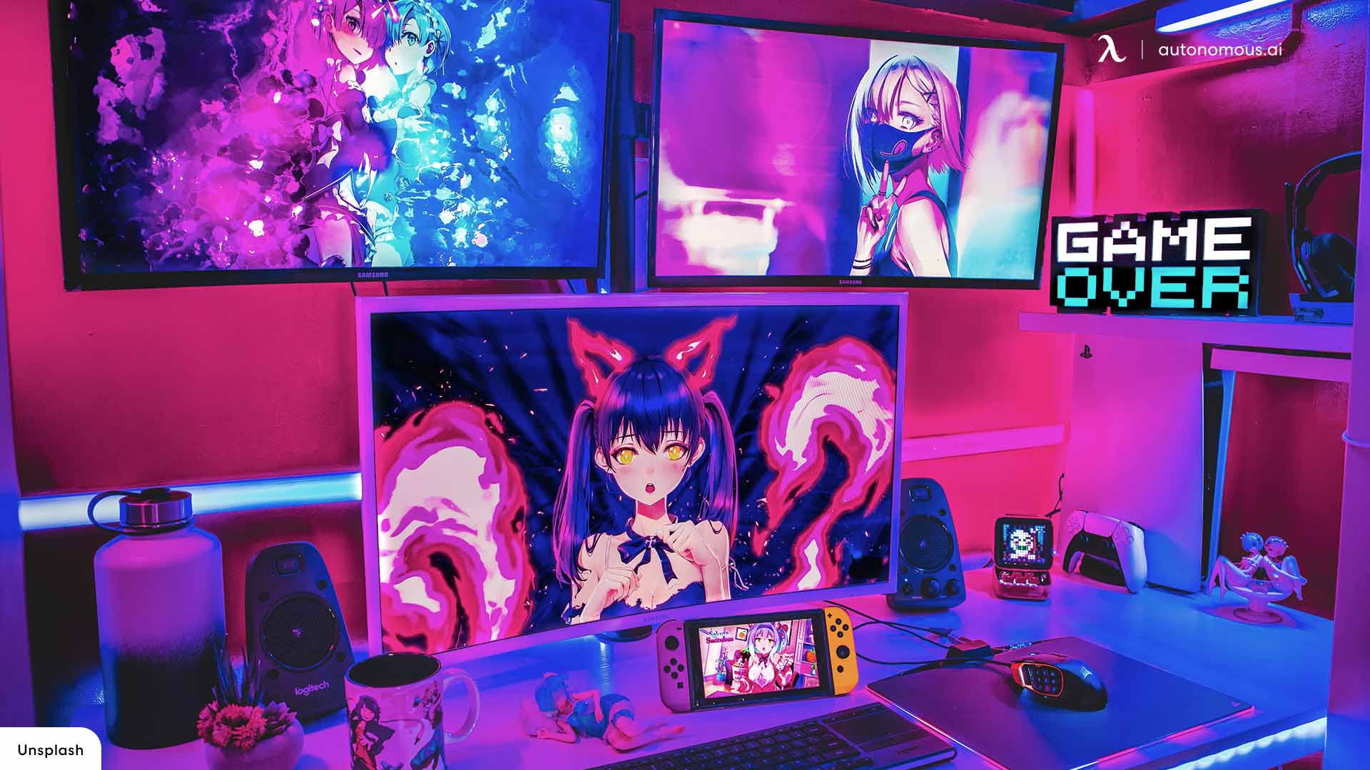 Anime Gaming Setup With 8 Must-Have Accessories