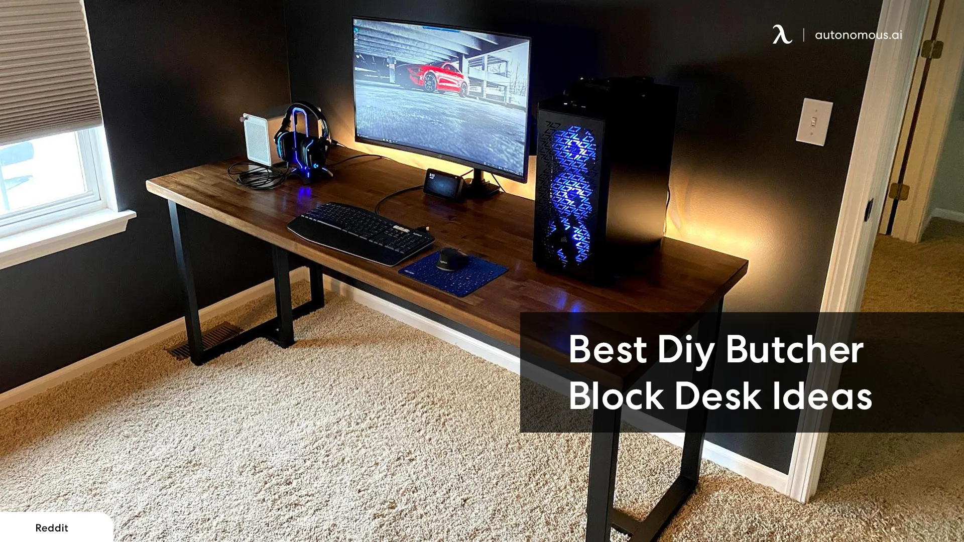 Get Crafty with These DIY Butcher Block Desk Ideas