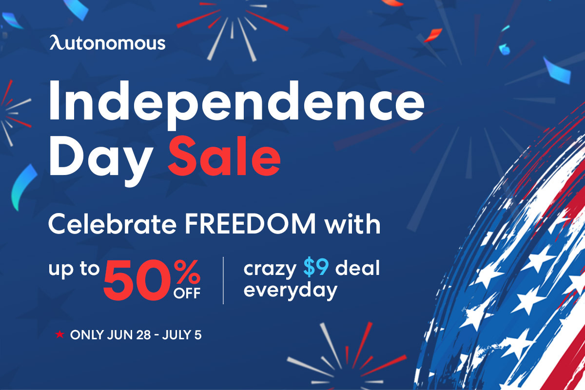 Celebrate FREEDOM with Autonomous July 4th Sale!