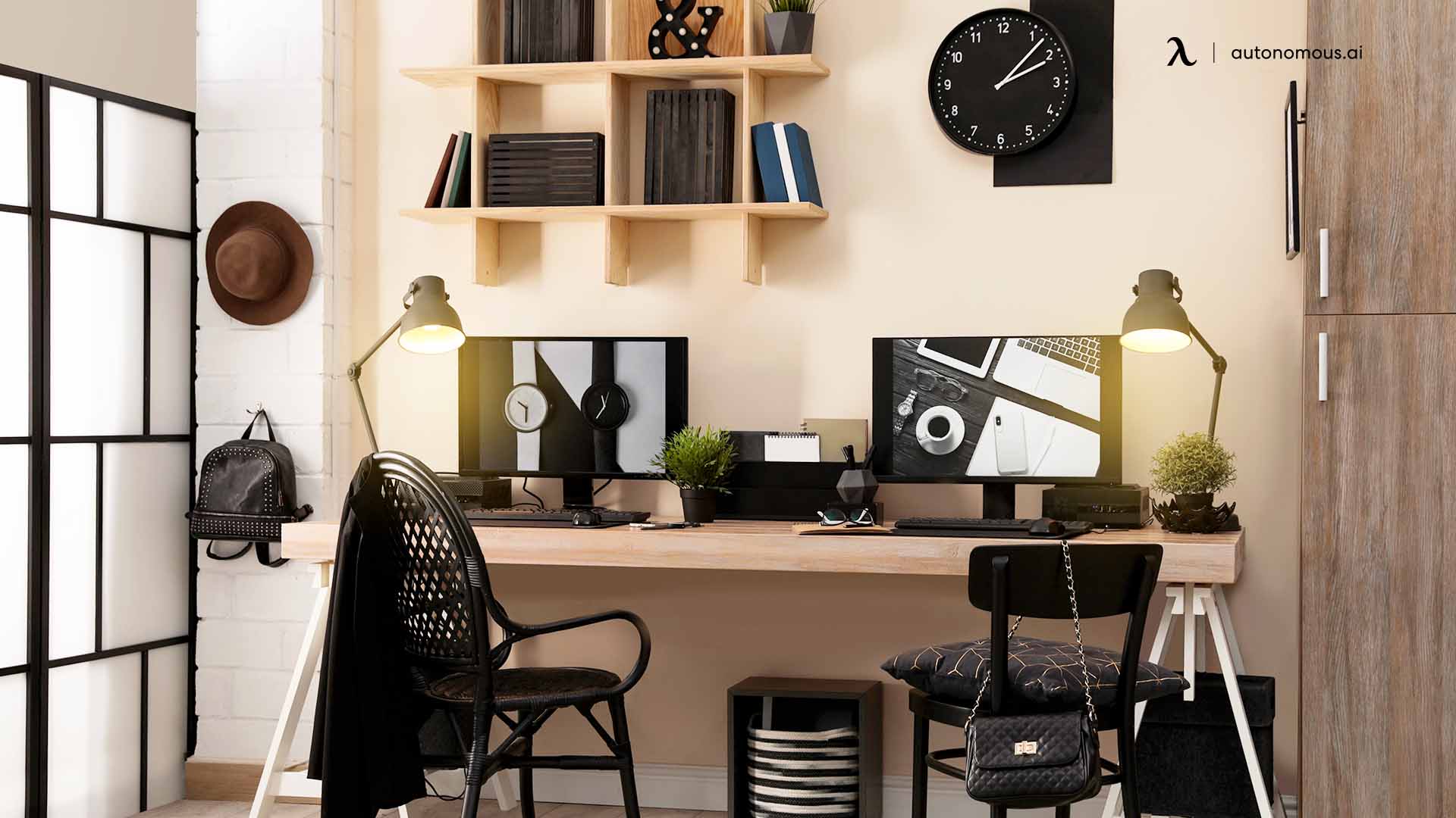 Completing An Ultimate Desk Setup For Two Computers
