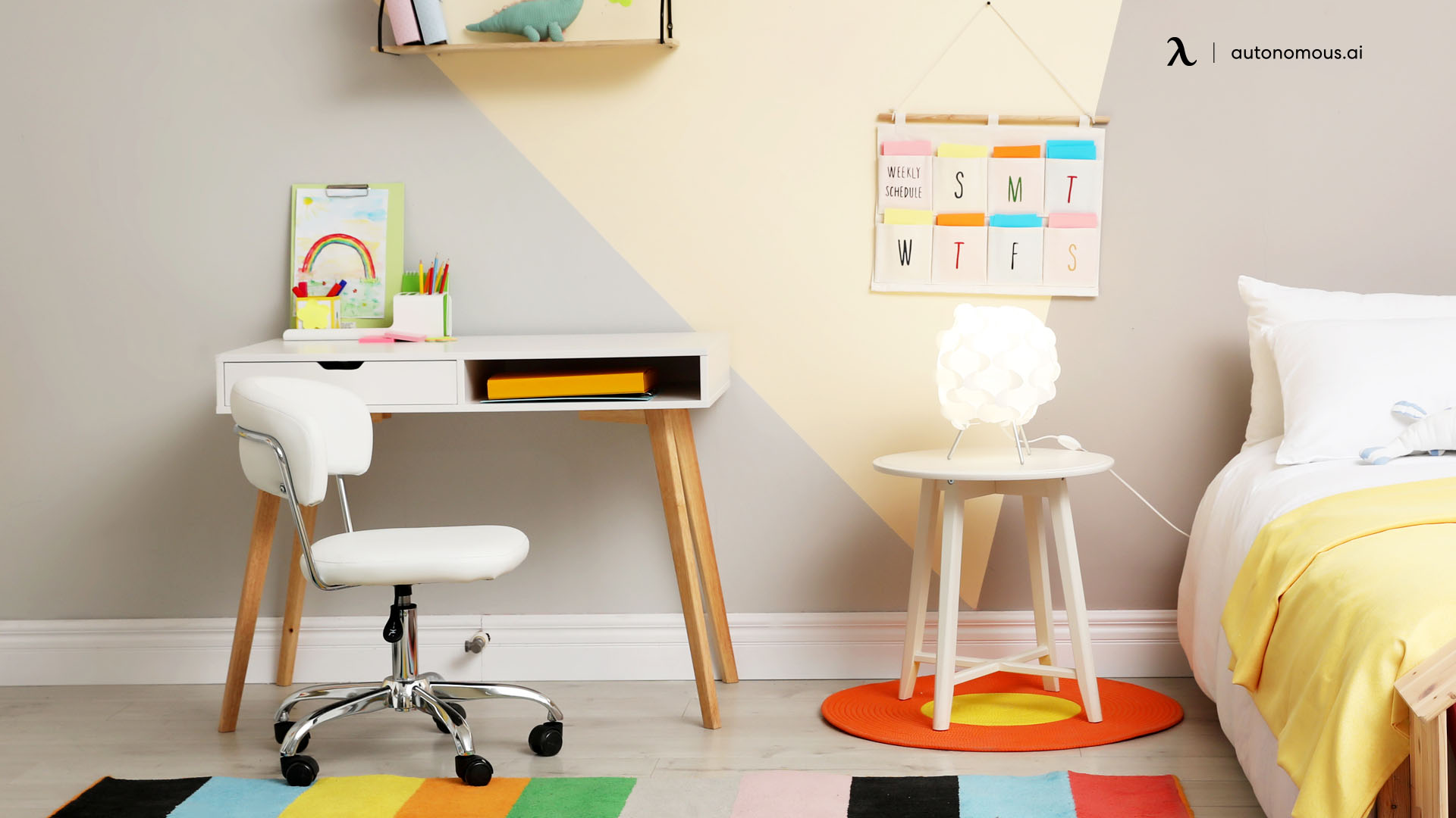 Three Best Desks for Children’s Room with Ergonomic Features