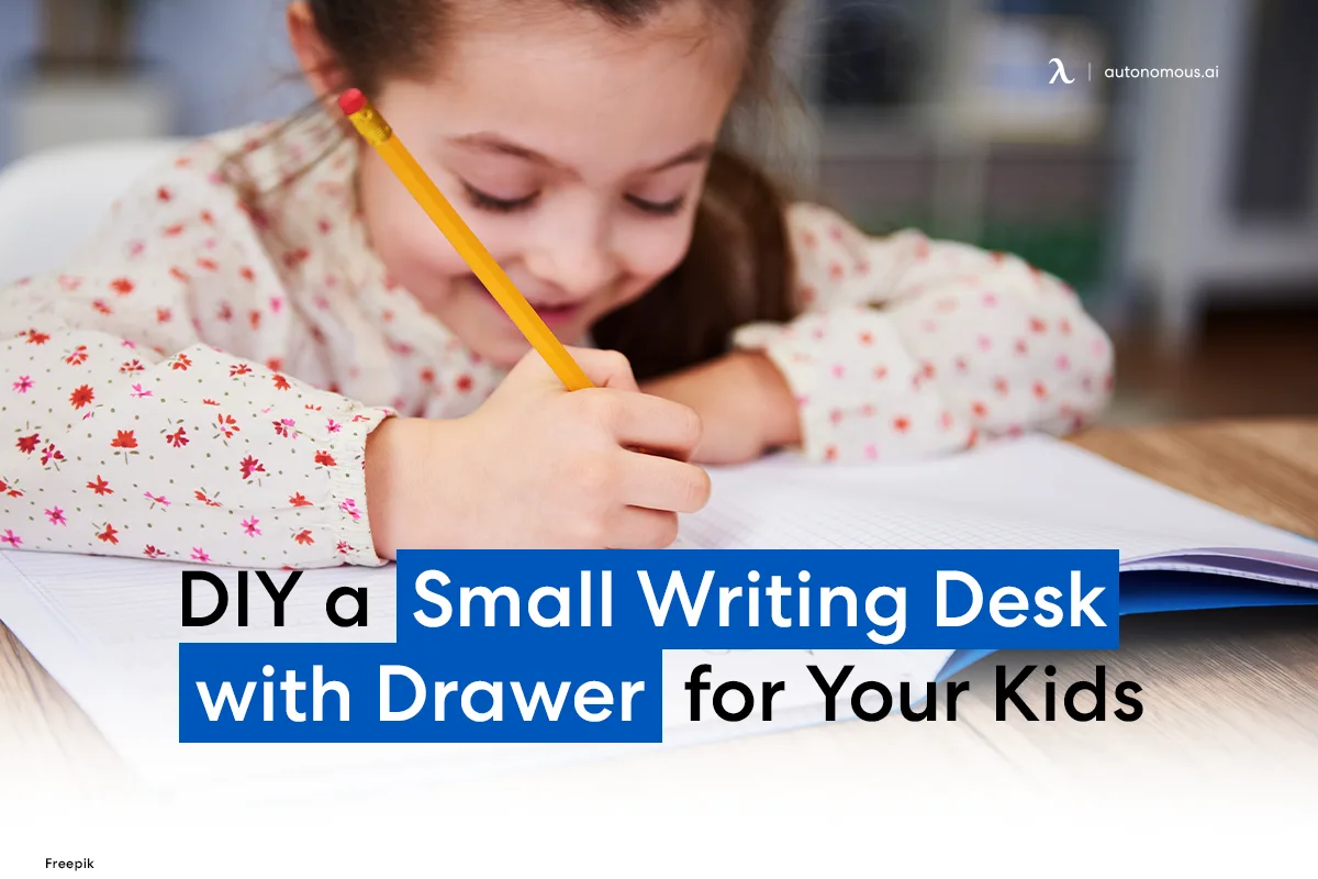 DIY a Small Writing Desk with Drawer for Your Kids