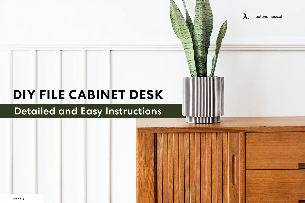 DIY File Cabinet Desk: Detailed and Easy Instructions