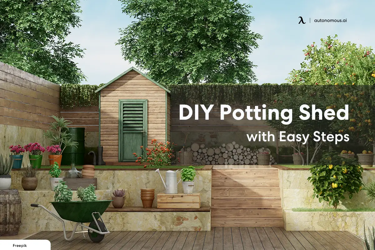 DIY Potting Shed with 9 Easy Steps