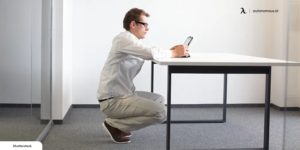 How to Get Proper Squat Sitting Position at Work?