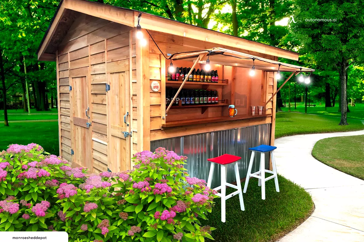 Great Shed Bar Ideas to Enjoy Drinks at Your Backyard