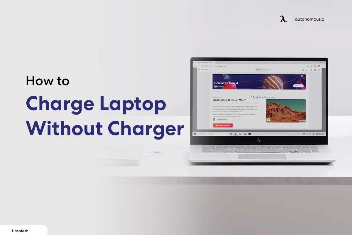 How to Charge Laptop Without Charger - Simple Ways
