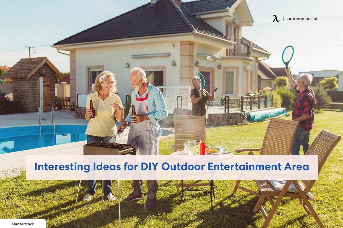 Interesting Ideas for DIY Outdoor Entertainment Area