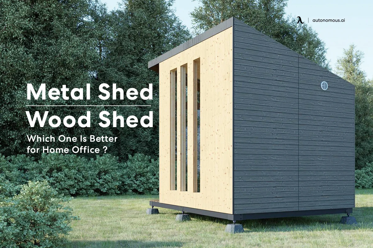 Metal Shed vs. Wood Shed: Which One Is Better for Home Office?