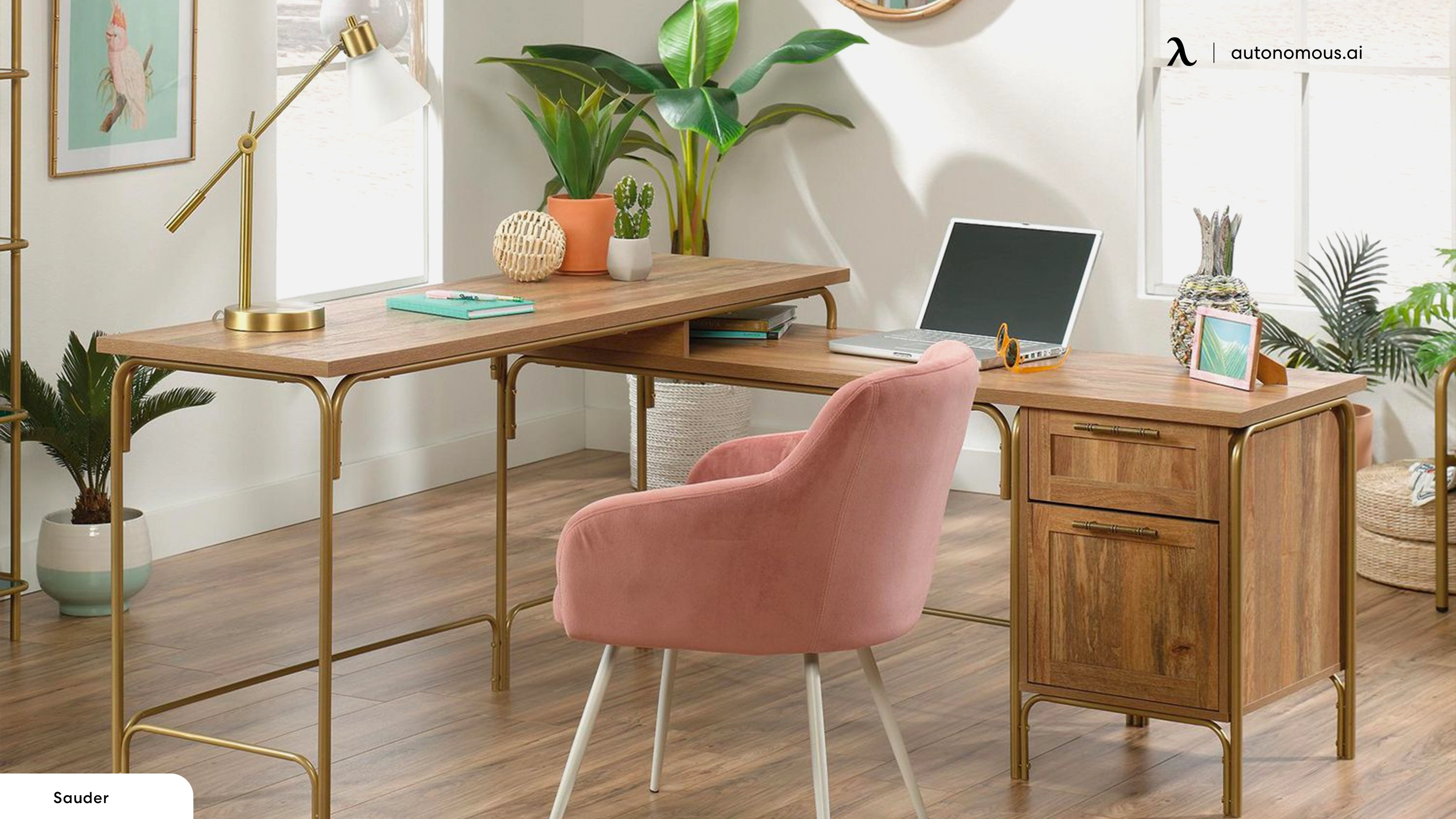 Multi-Purpose L-Shaped Wooden Desks: From Home Office to Gaming Hub