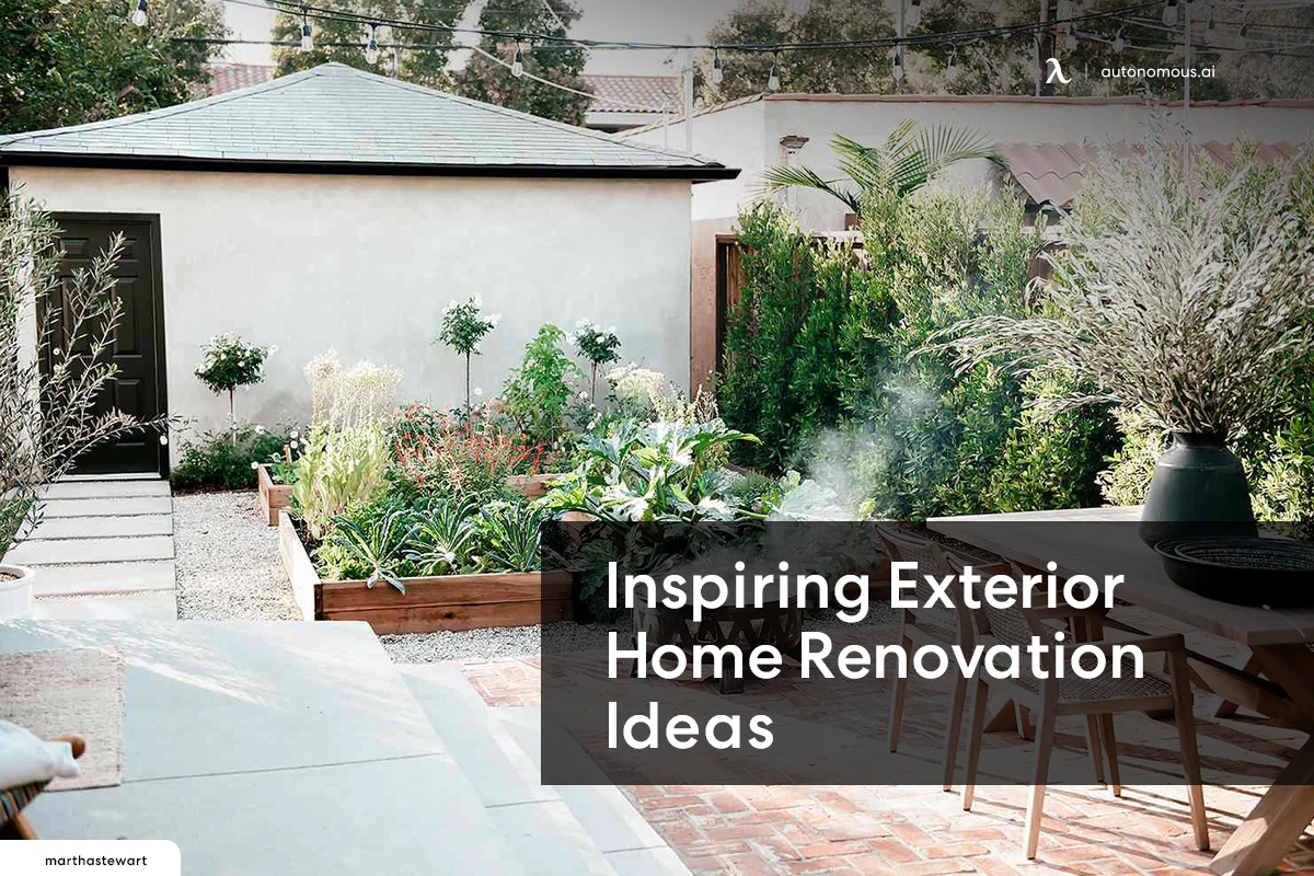 Nice Exterior Home Renovation Ideas for Your Backyard