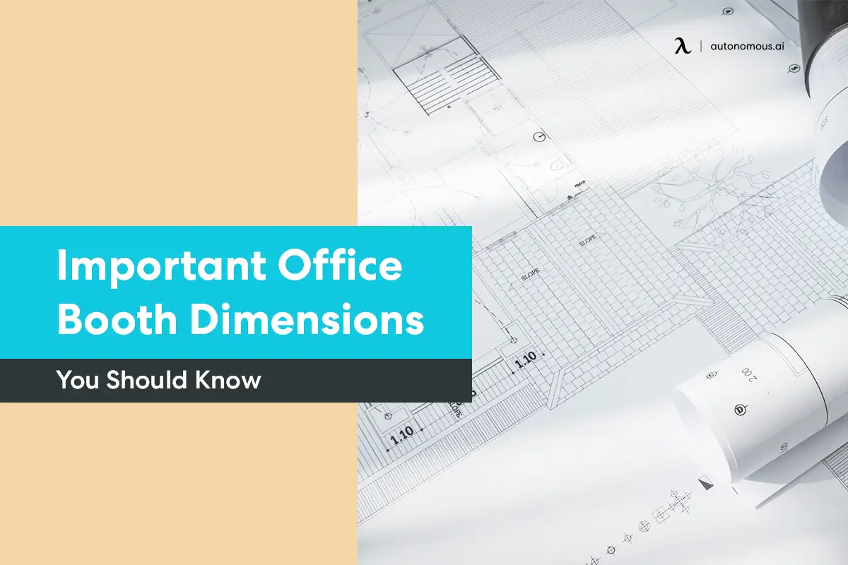Some Important Office Booth Dimensions You Should Know