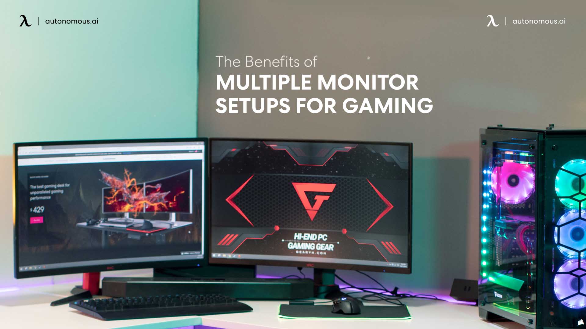 The Benefits of Multiple Monitor Setups for Gaming
