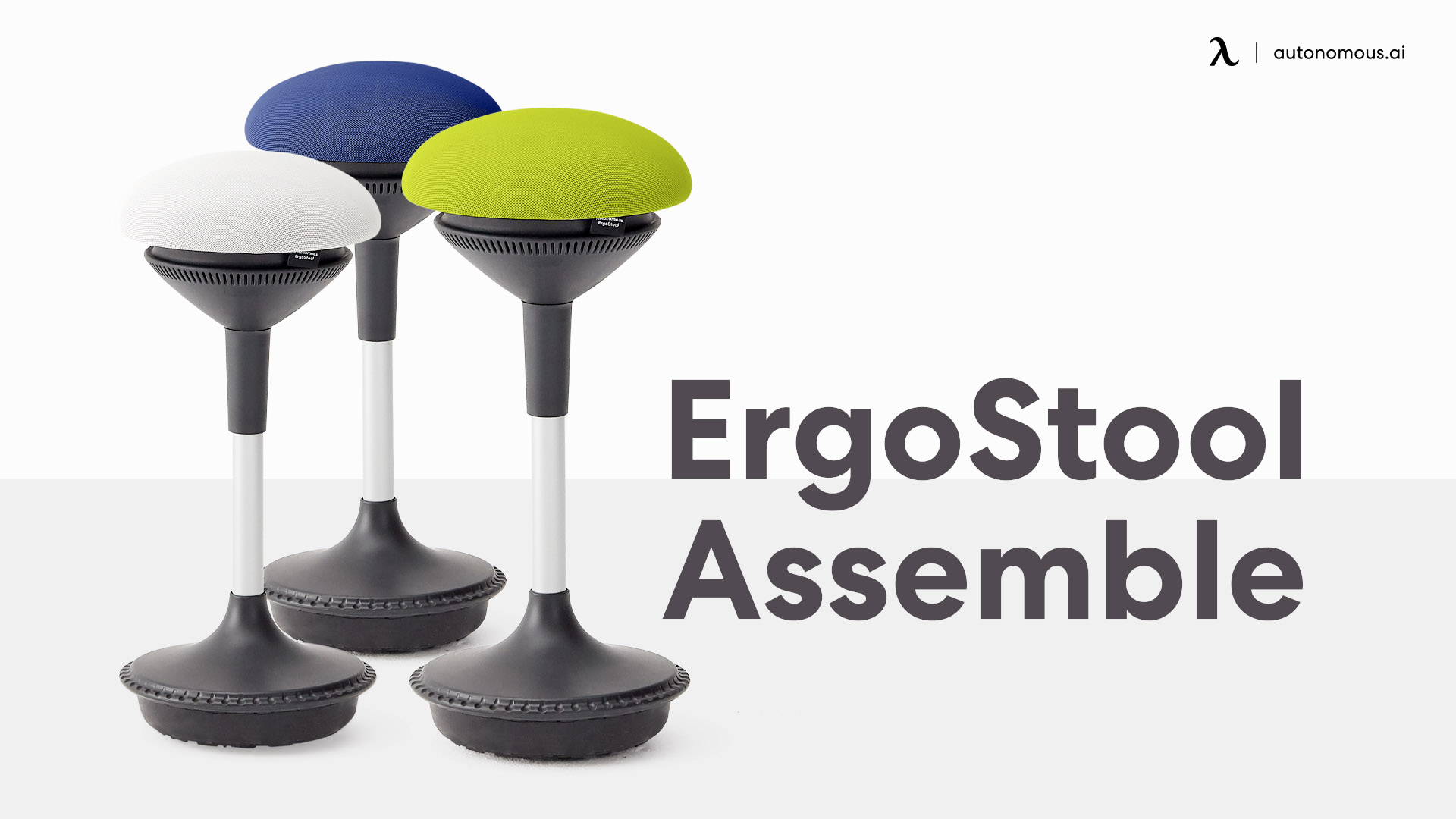 Three Simple Steps to Assemble ErgoStool Yourself
