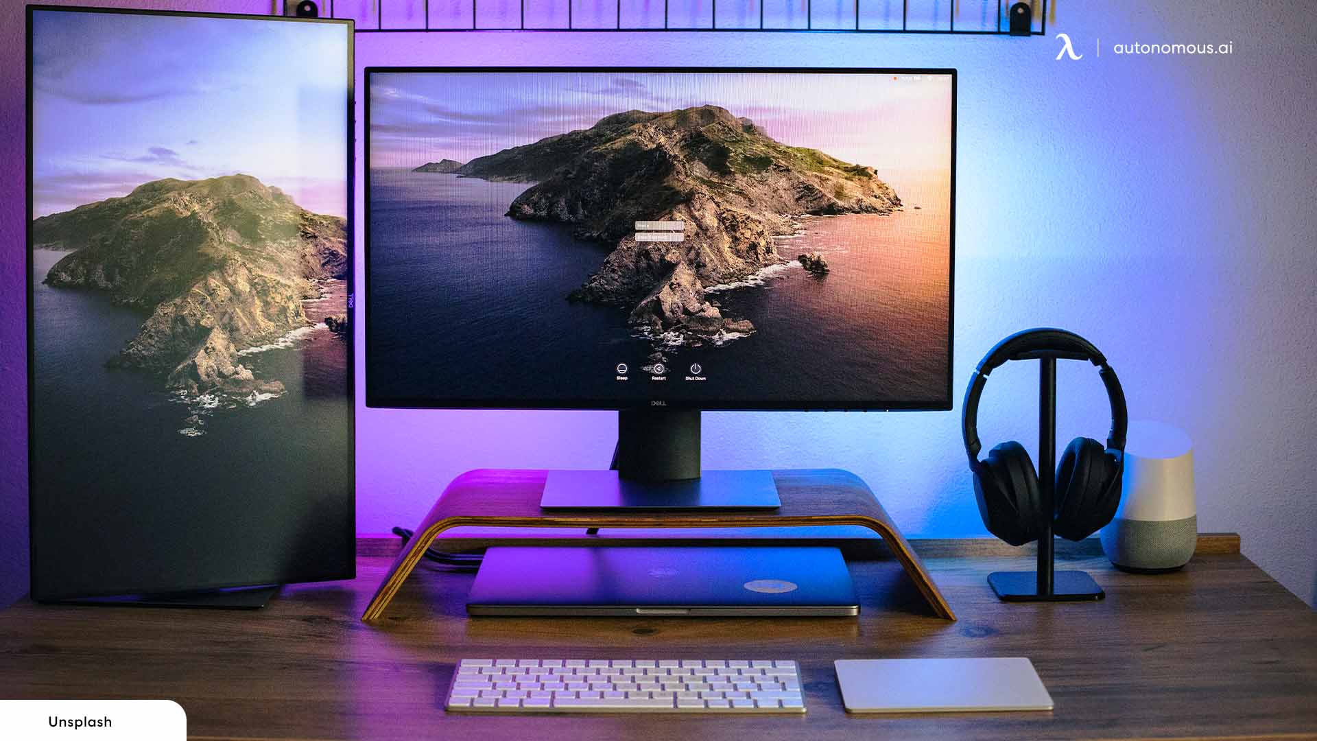 vertical dual monitor