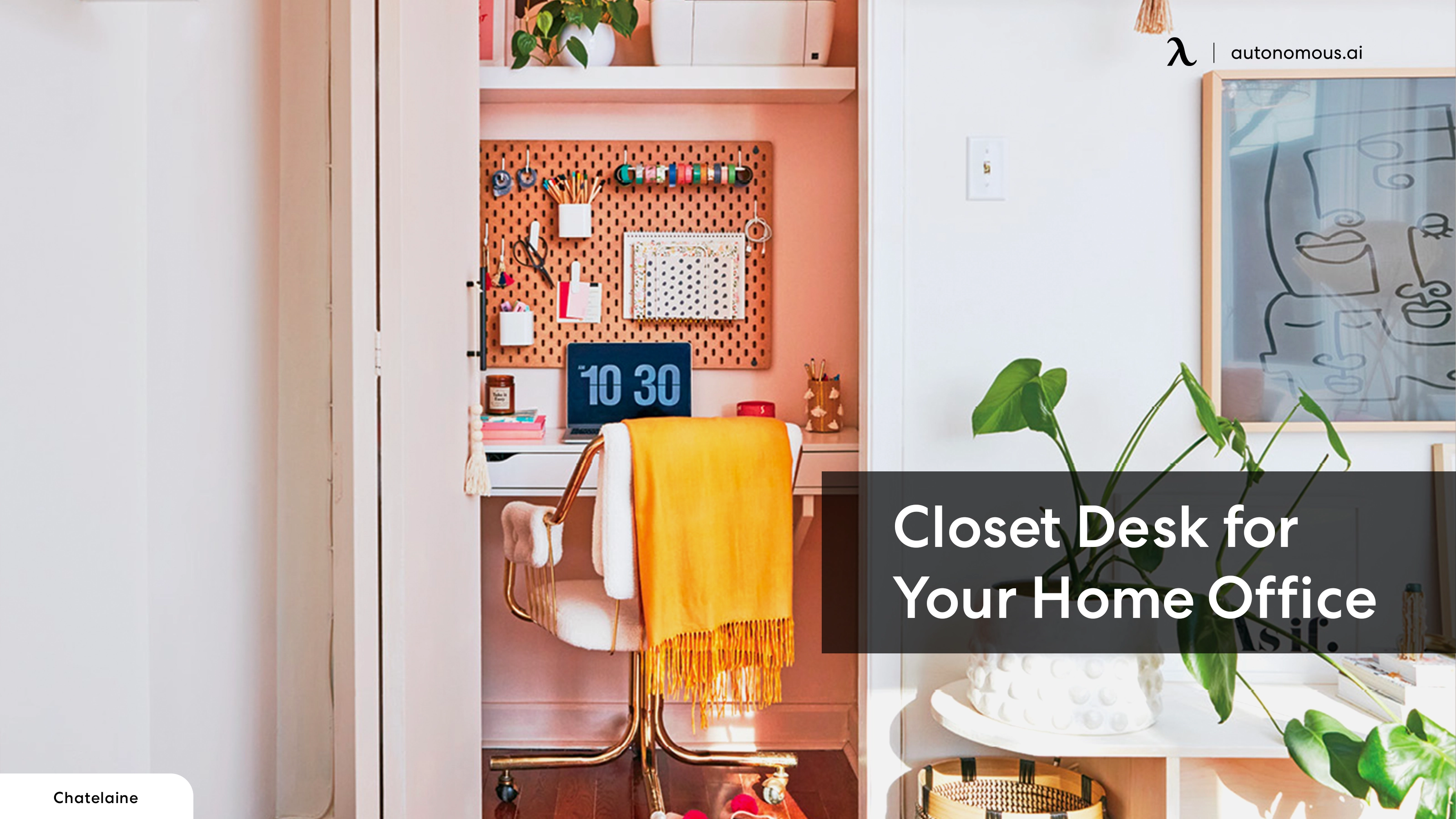 What Can Be Used as a Closet Desk for Your Home Office?