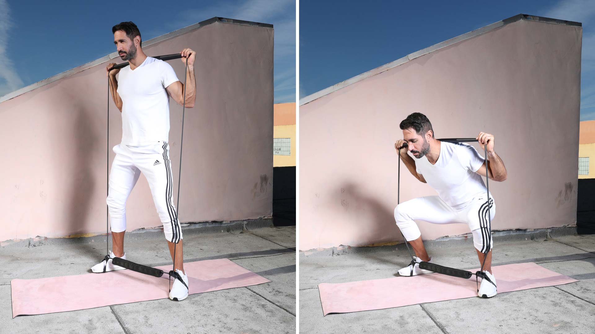 BODYGYM Resistance Band Bar Set. Workout anytime anywhere