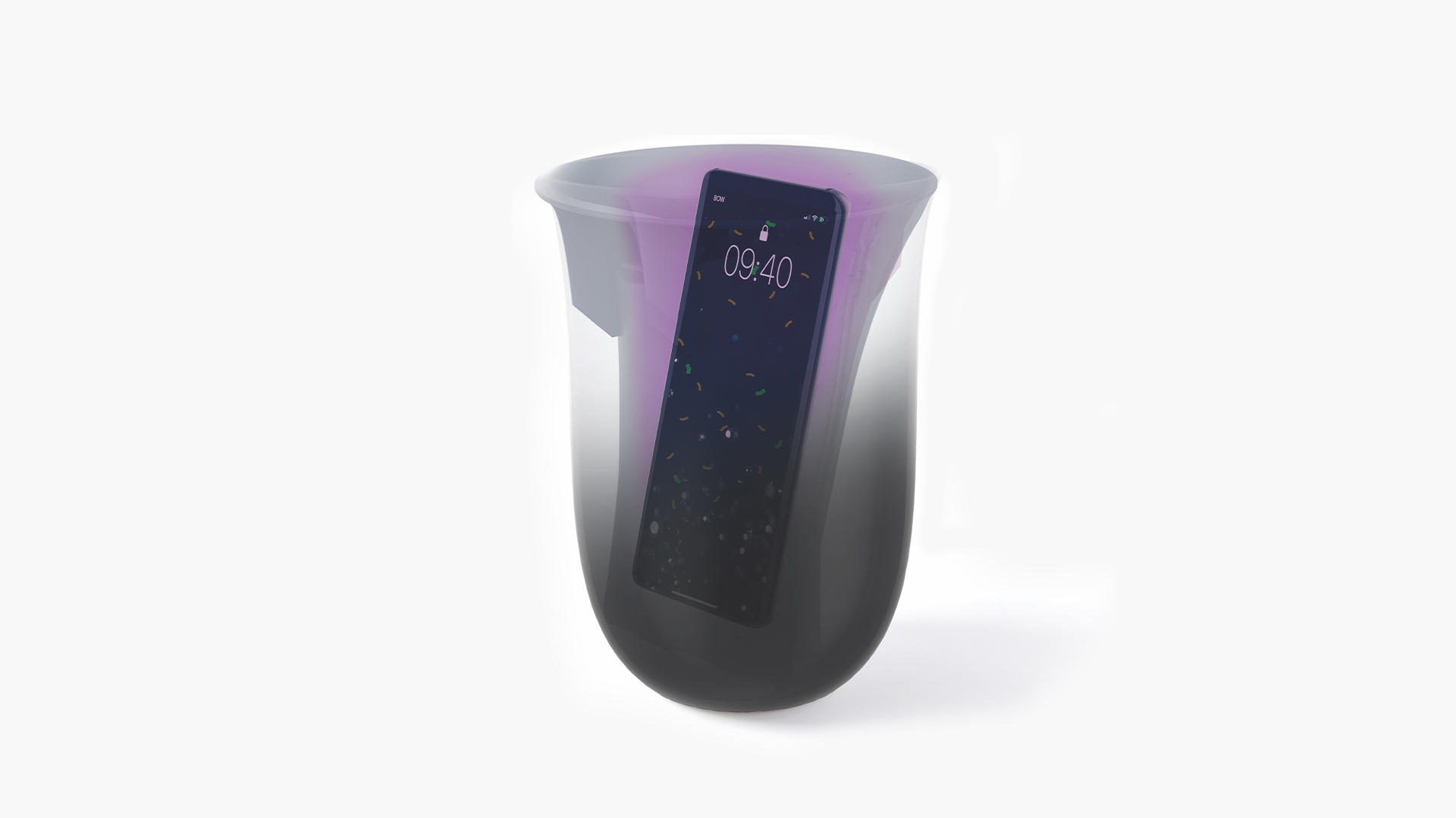 Oblio By Quaglio Sanitizer Wireless Charging Station With Built In