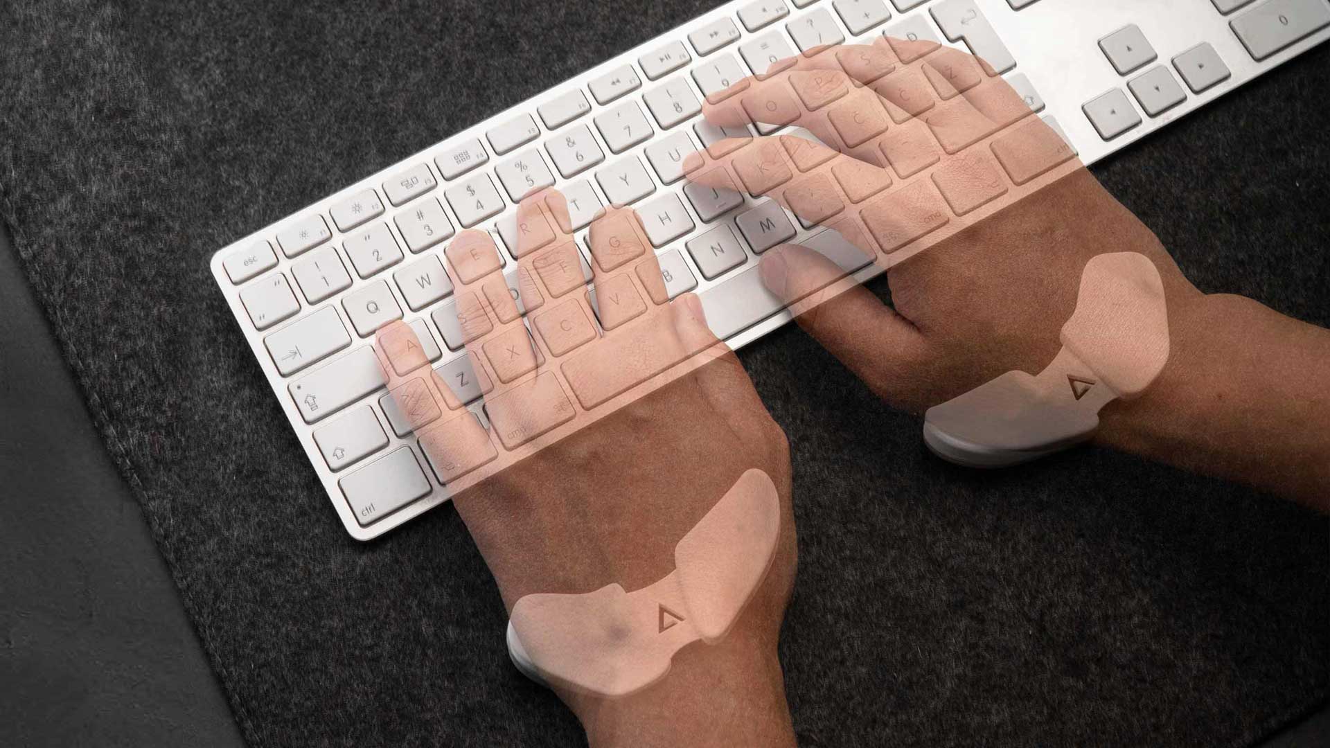 DELTAHUB Carpio 2.0 - Poggiapolsi Ergonomico Per Mouse, Sollievo Dal Dolore, Per Ufficio