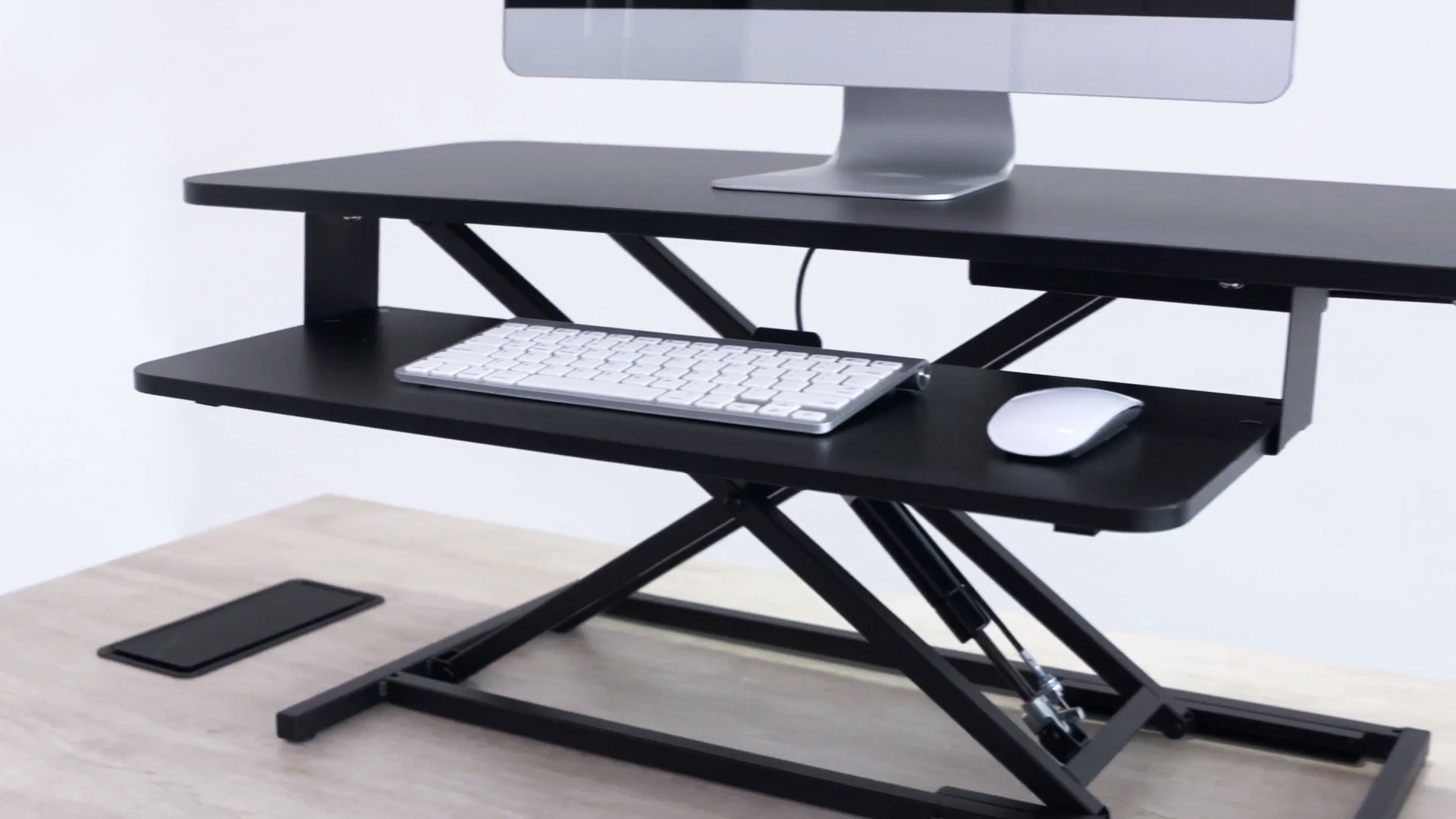 SIMBR Standing Desk Converter 32 inch, Height Adjustable Sit to