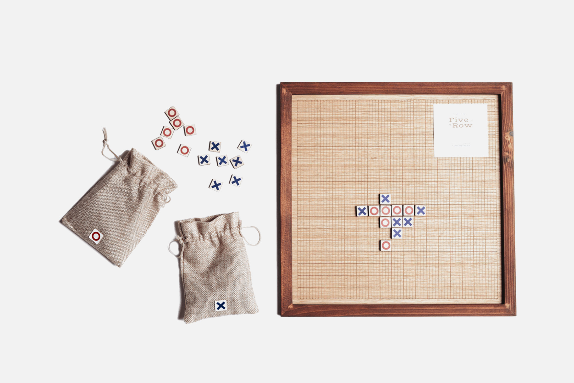 Vintage　in　Row:　Game　The　Five　Board　a　Wooden　Maztermind　Recall