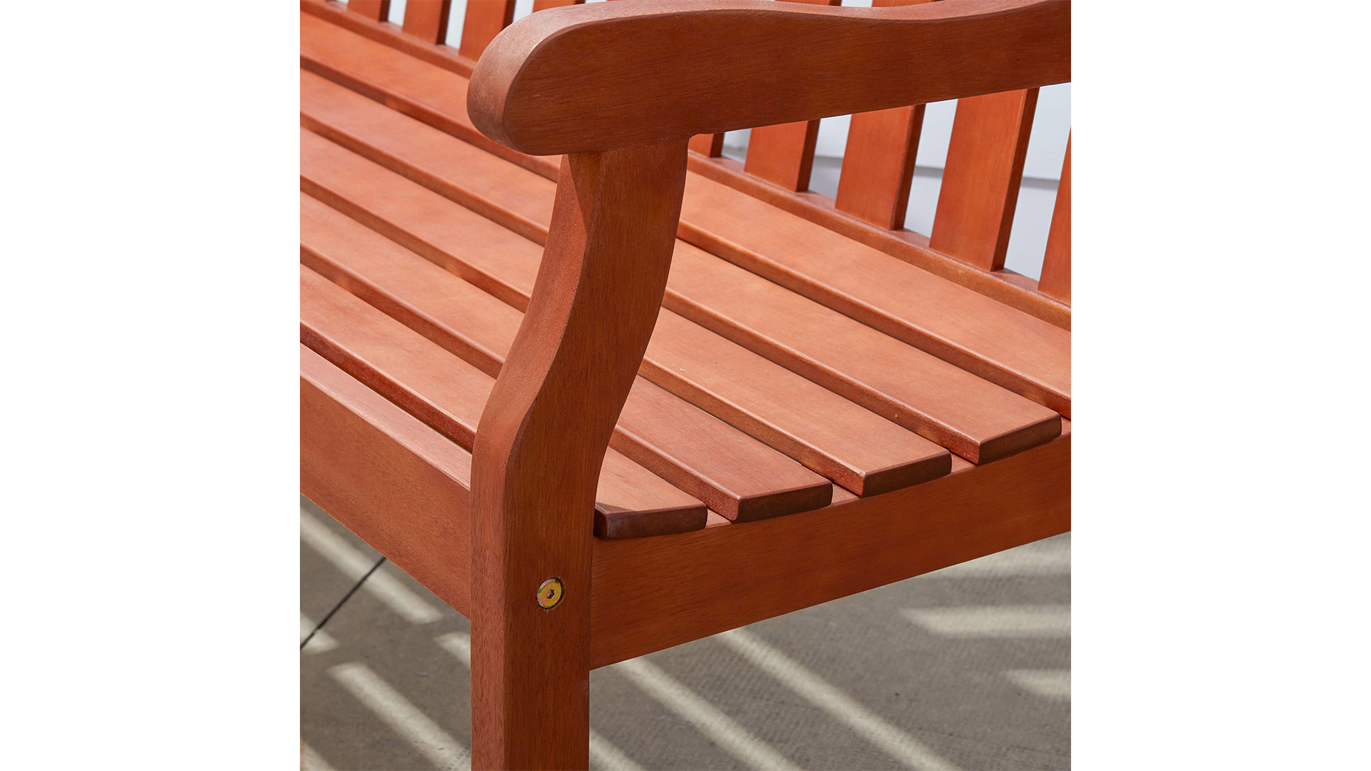 Vifah outdoor wood garden bench shop