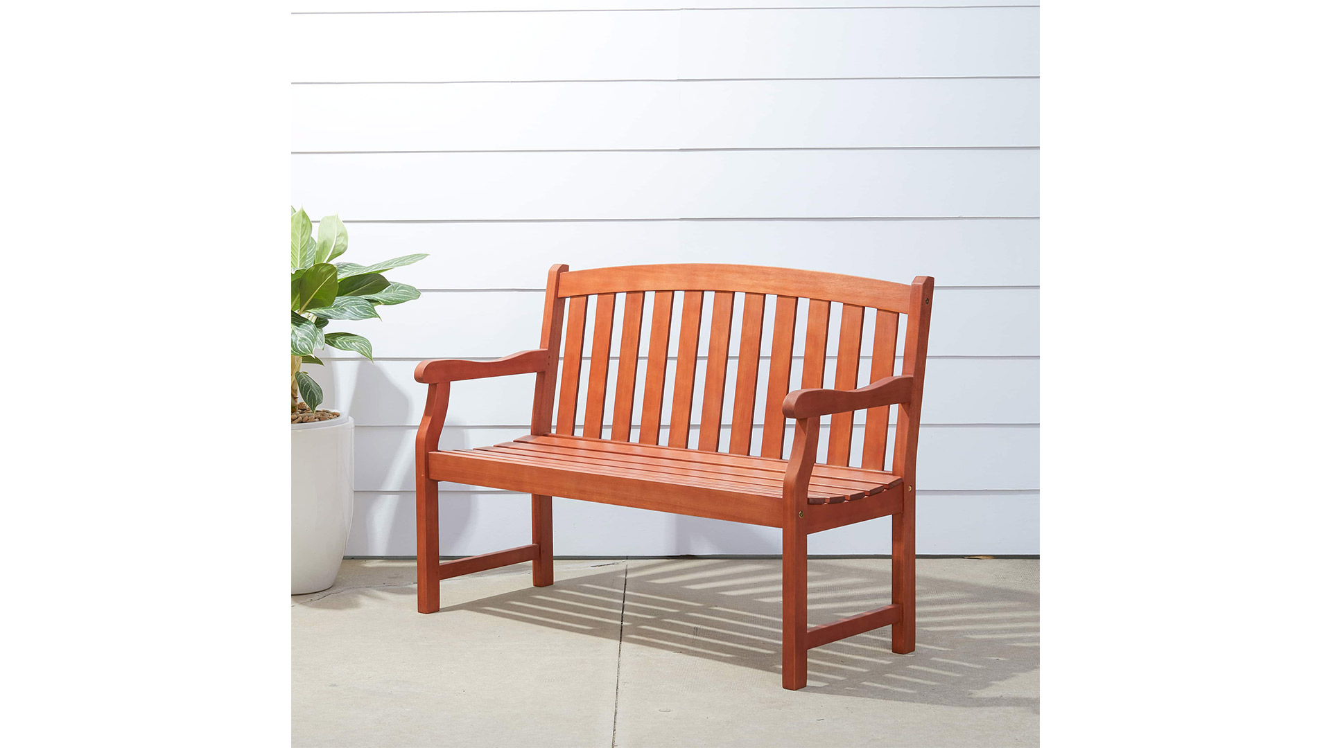 Vifah outdoor wood garden bench best sale