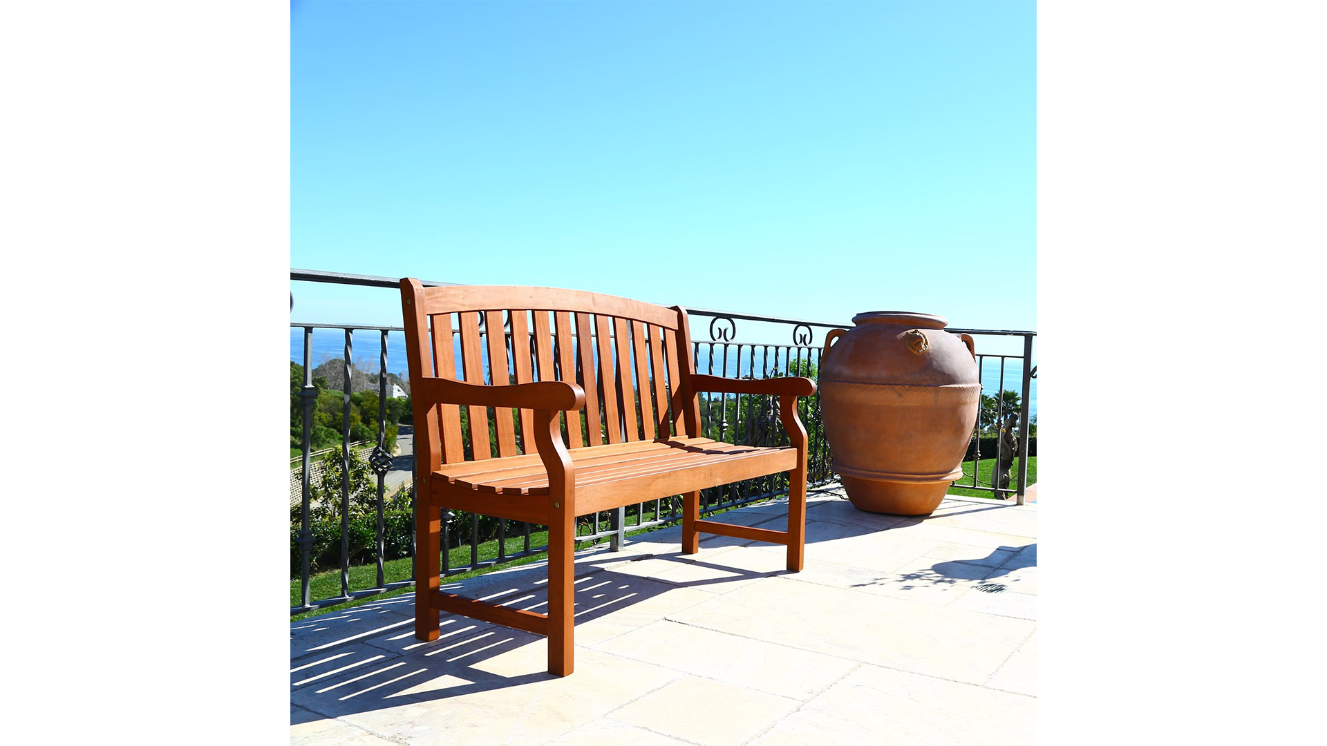 Vifah outdoor best sale wood garden bench
