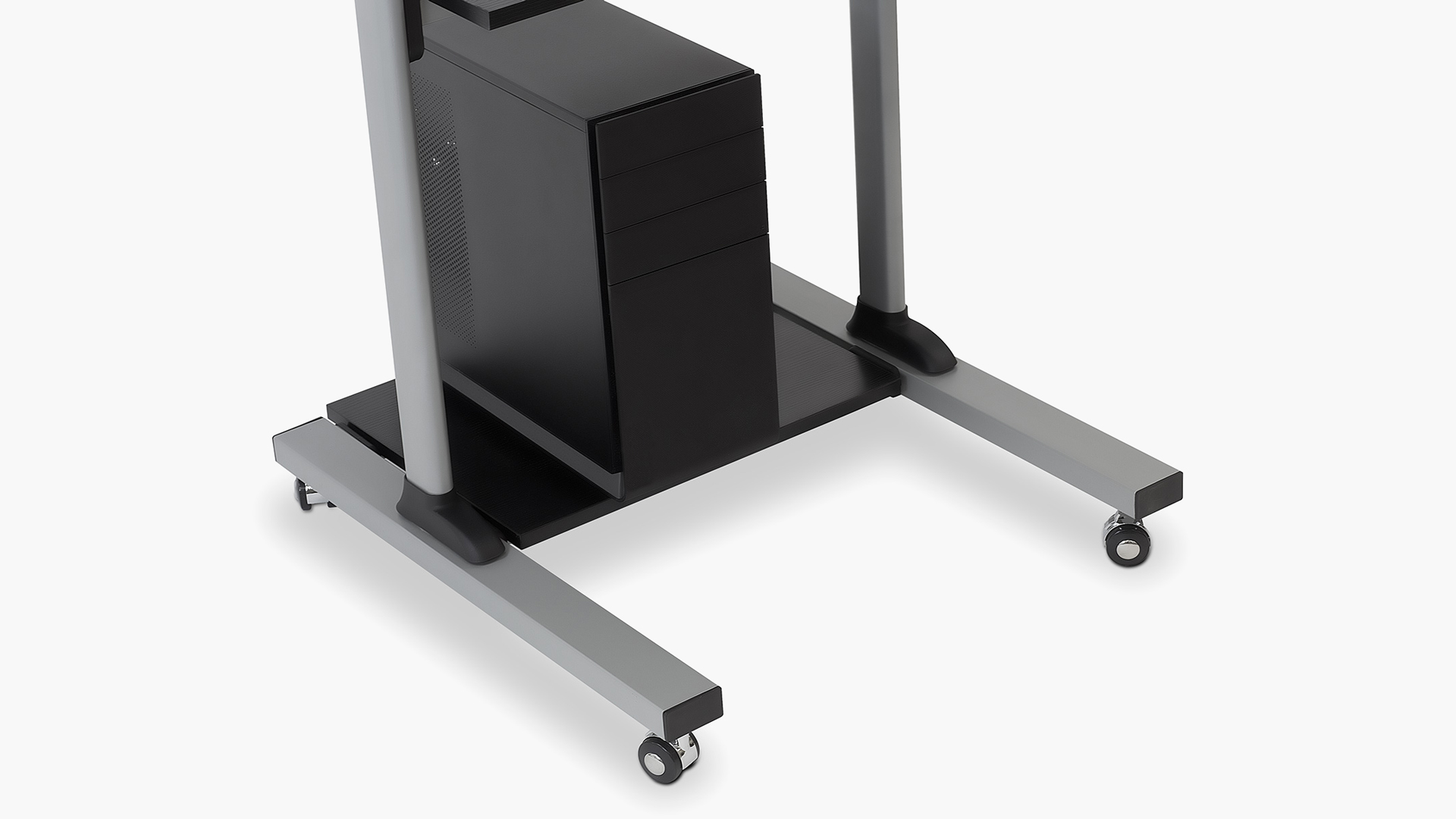 Mount-It! Mobile PC Workstation with Single Monitor Mount, Rolling