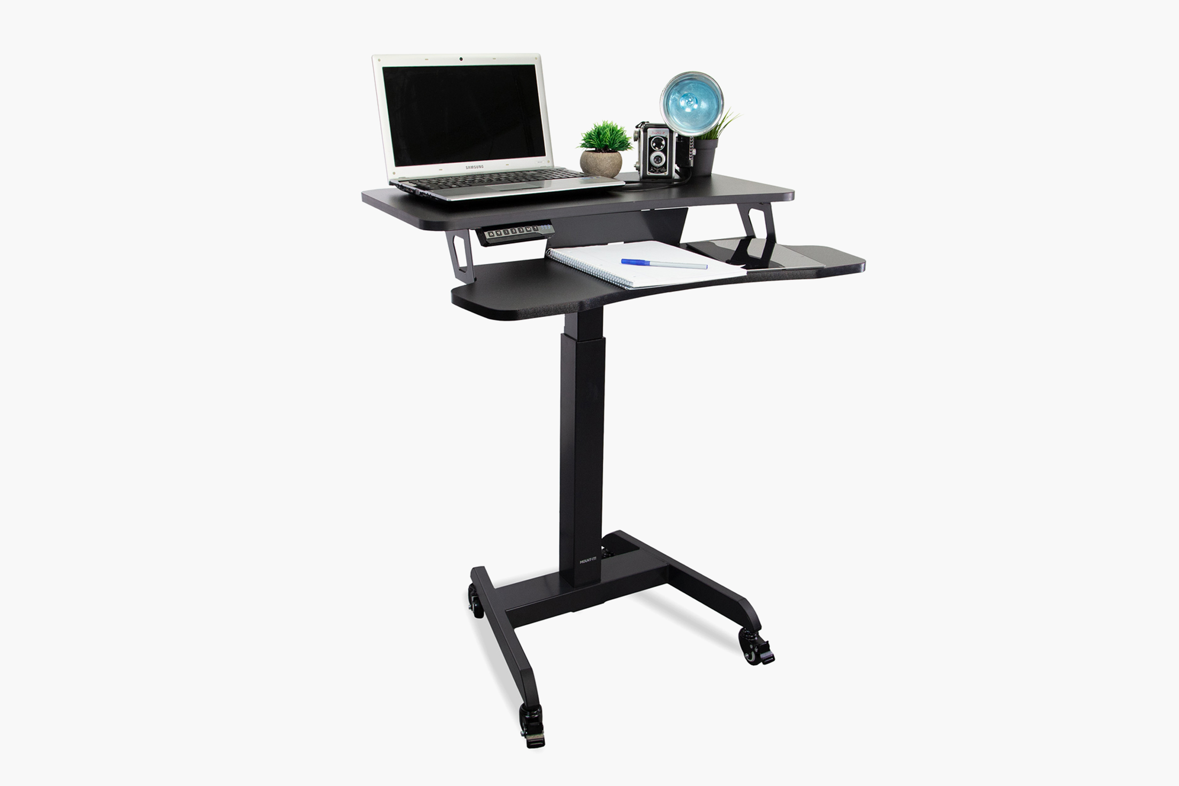 Mount-It! Electric Mobile Standing Desk by Mount-It!