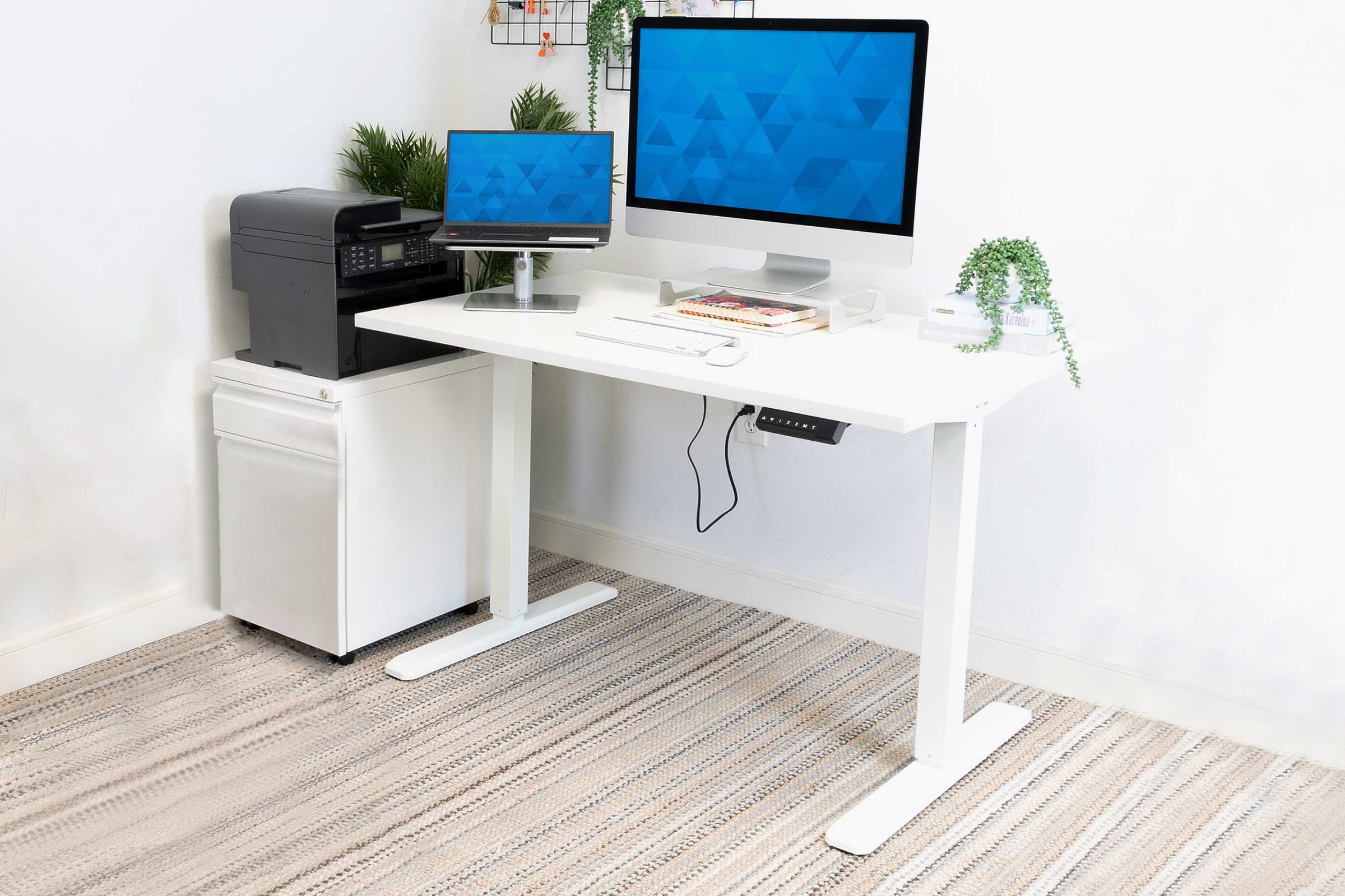 Mount-It! Compact Desk by Mount-It!: Sit-Stand Reminder