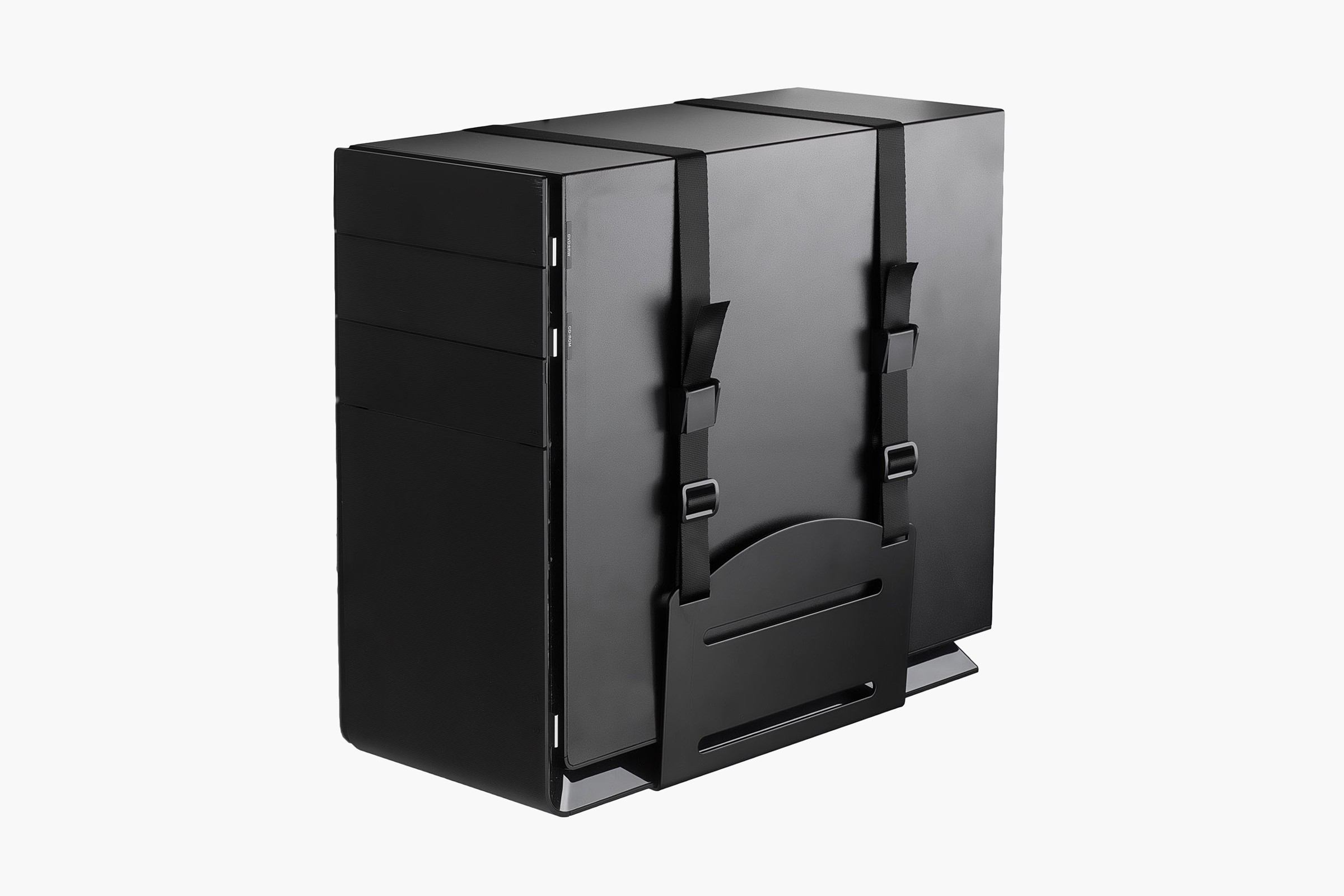 Mount-It! MI-7152 Wall Mounted CPU Holder with Secure Straps