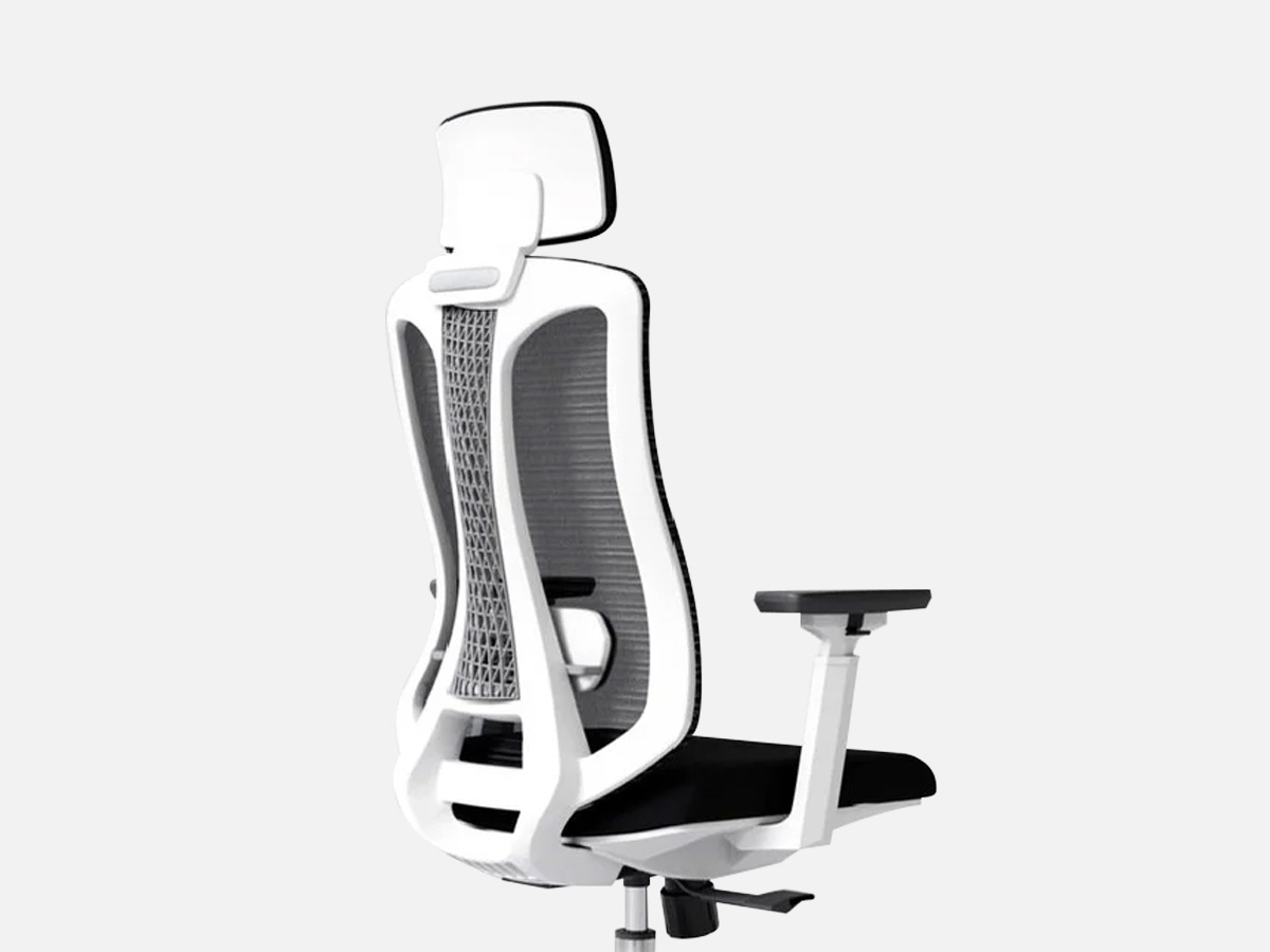 Logicfox Ergonomic Office Chair: Saddle-shaped Sponge Seat