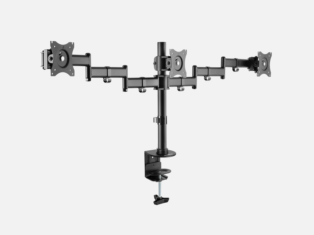 Mount-It! MI-1753 Fully Adjustable Triple Computer Monitor Mount