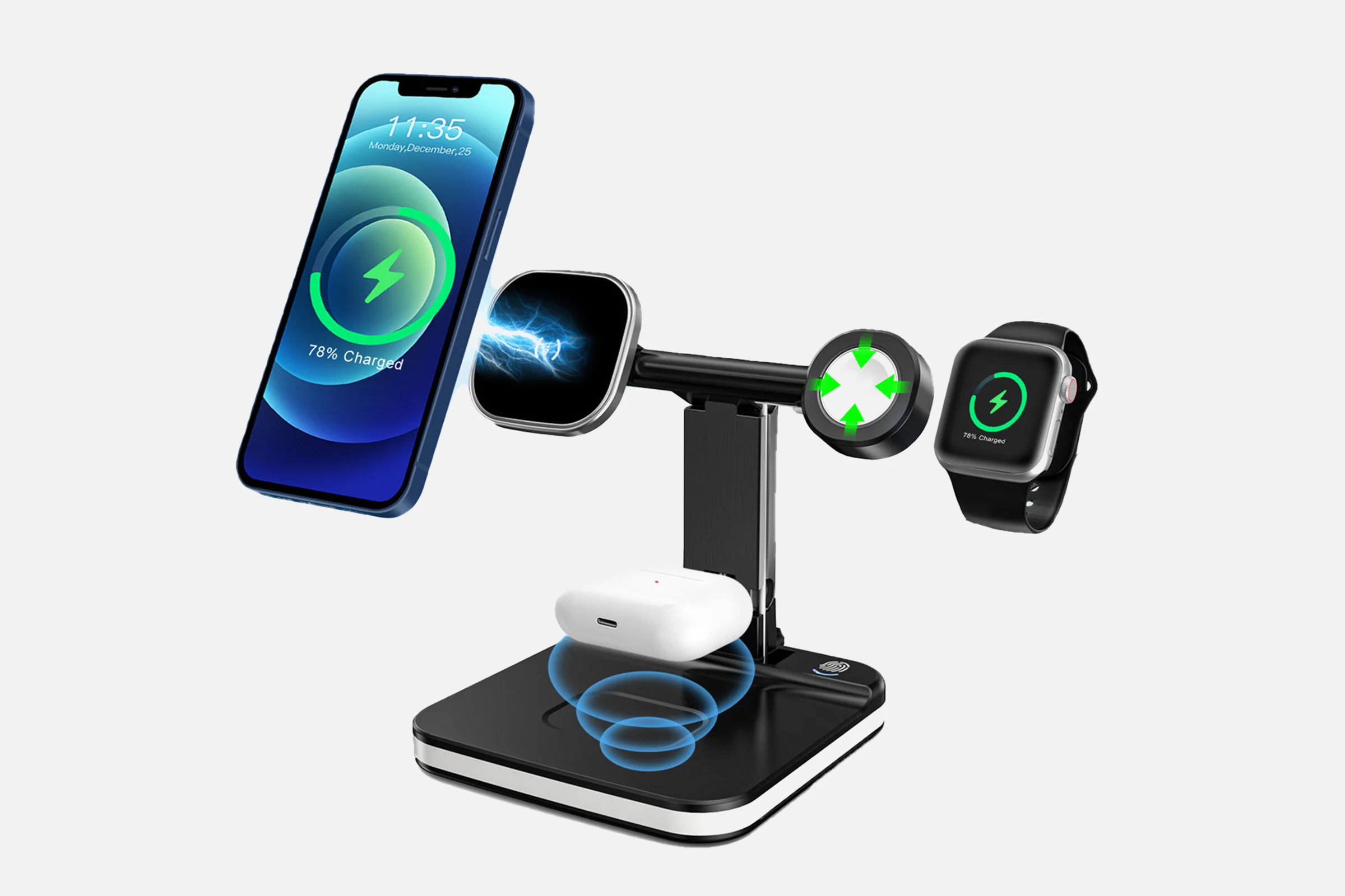 Lumicharge Magnetic Wireless Charger & LED Light