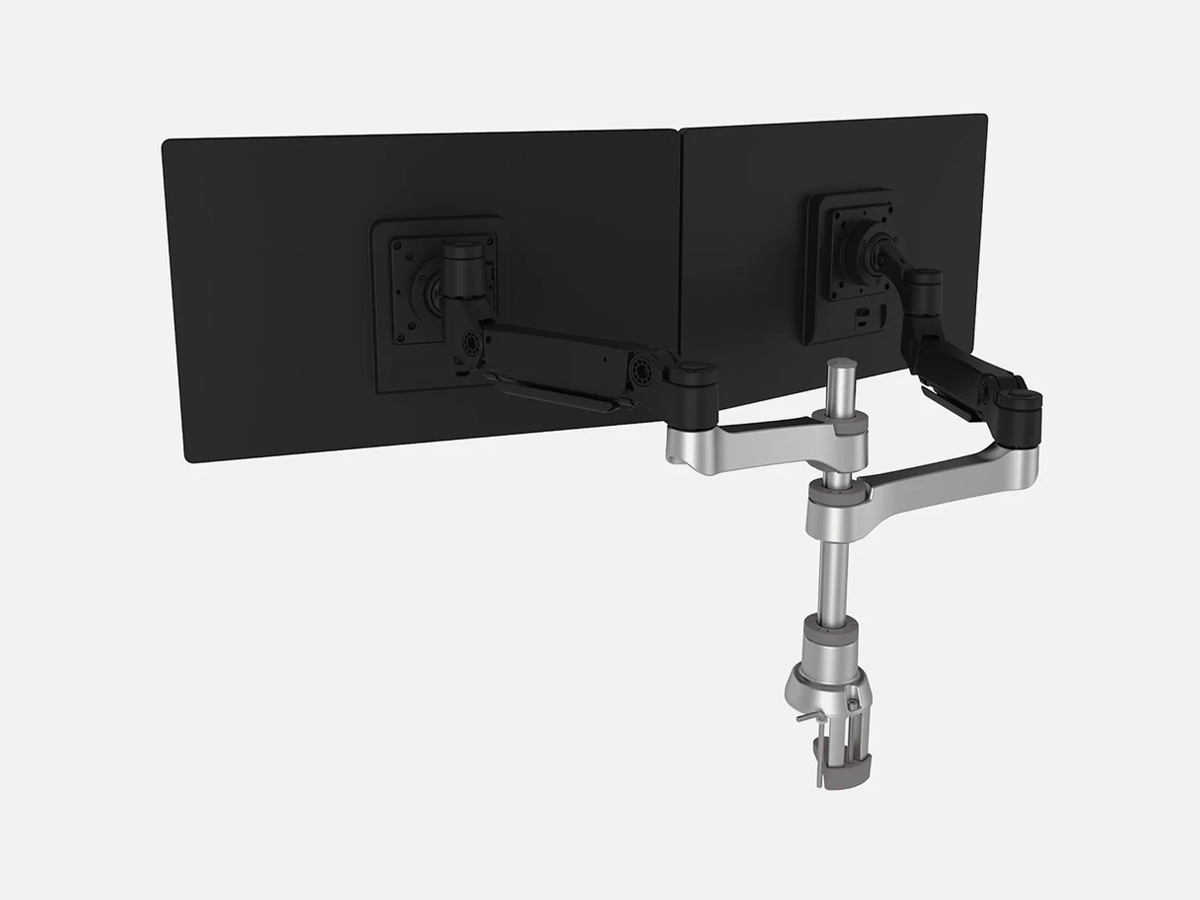 R-Go-Tools Caparo 4 D2 Circular Gas Spring Monitor Arm: Ergonomic