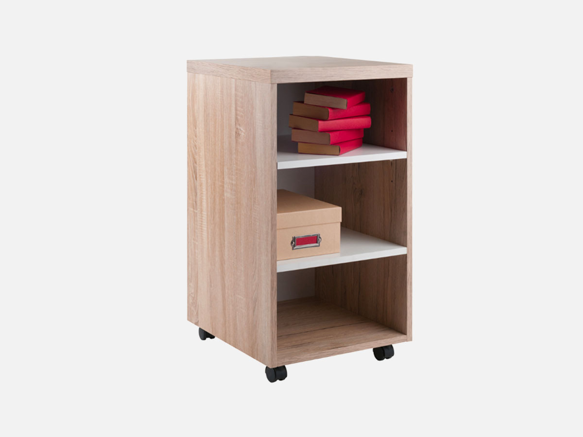 Skyline Décor Kenner Open Shelf Cabinet: Storage Cabinet