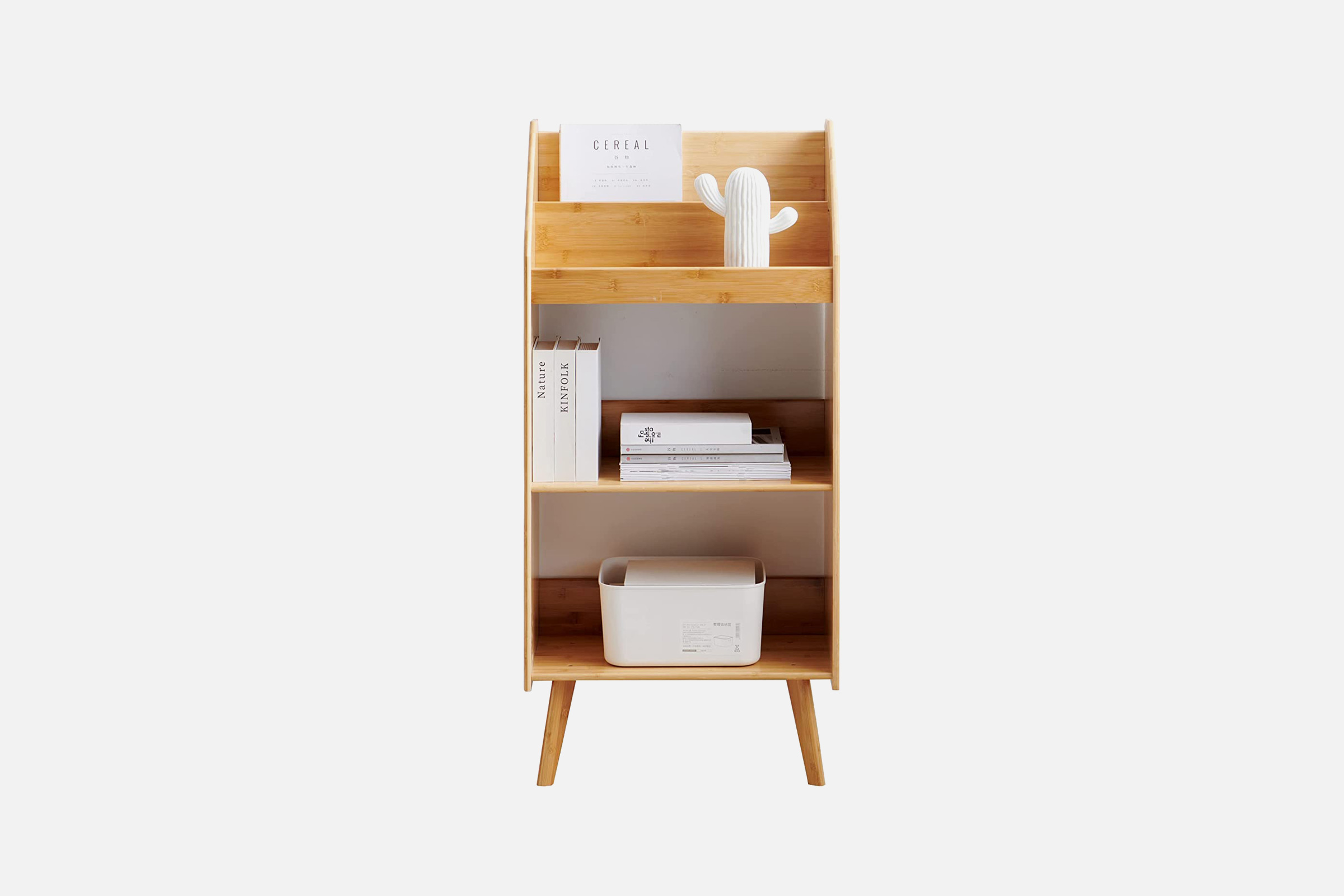 Bamboo Magazine Rack
