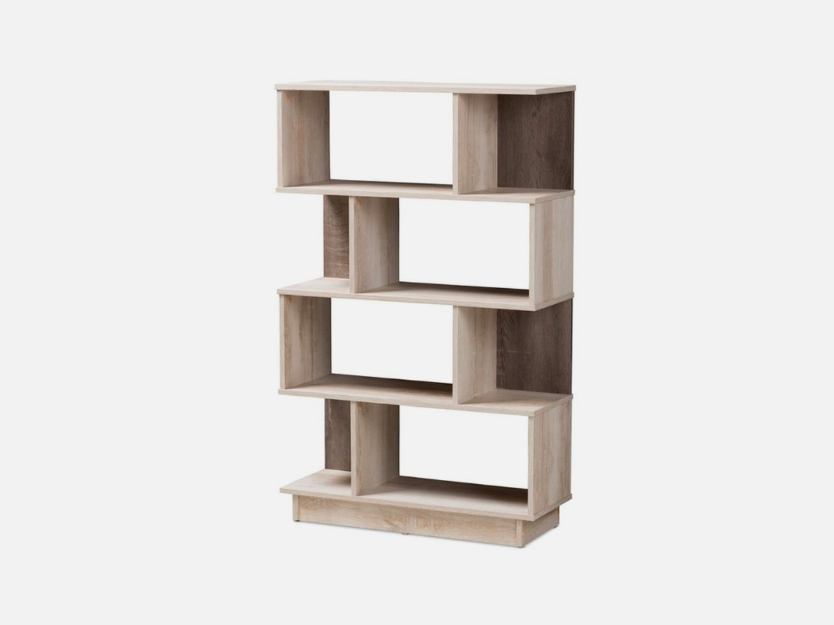 Skyline Decor Teagan Modern and Oak: Display Bookcase
