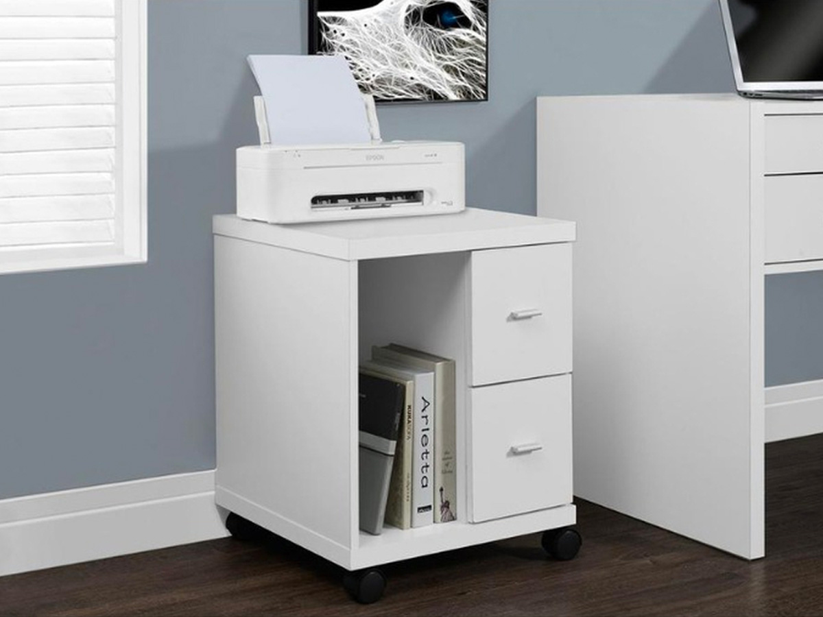 Trio Supply House Office Cabinet: 2 Drawers On Castors