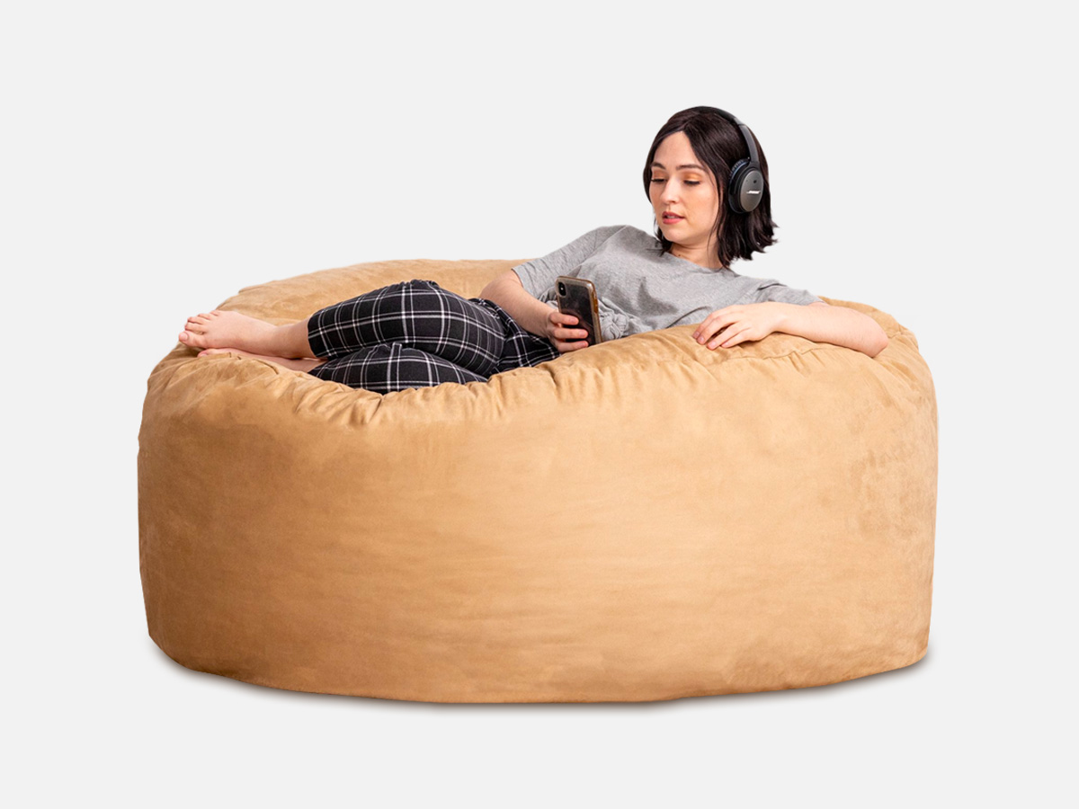Jaxx Saxx 5 Foot Large Bean Bag w/ Removable Cover