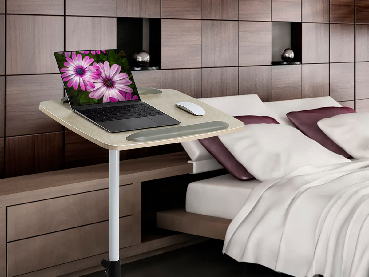 Mount-It! Height Adjustable Rolling Laptop Cart