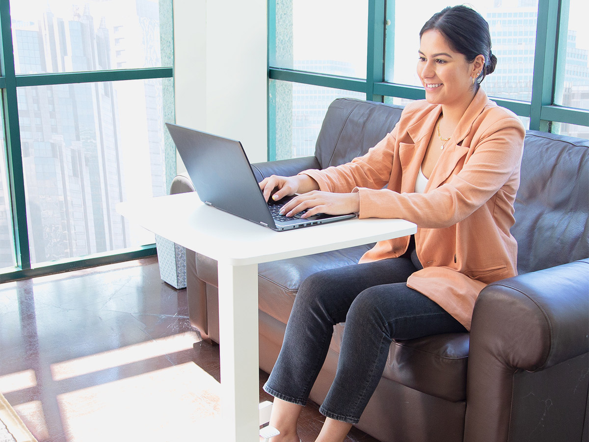 Mount-It! Adjustable Rolling Laptop Desk