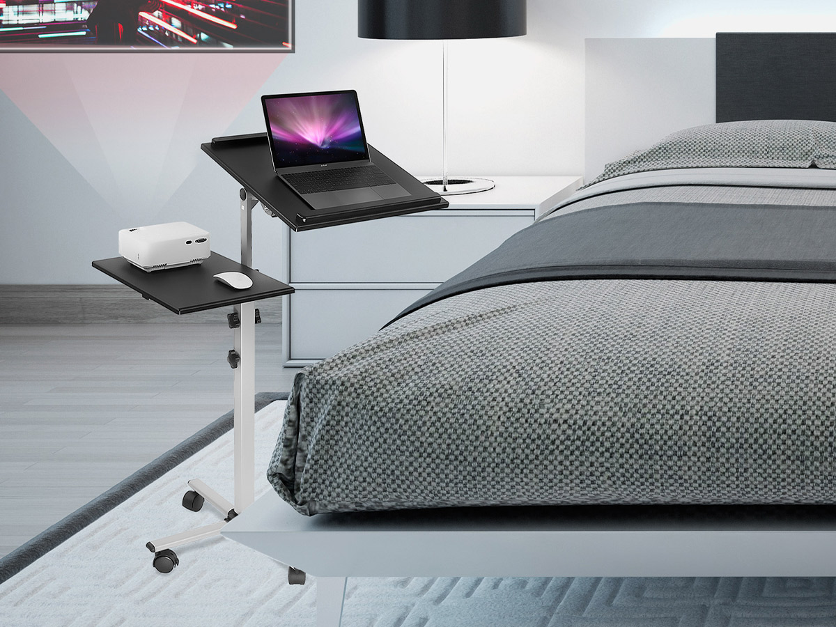 Mount-It! Rolling Laptop Tray & Projector Cart