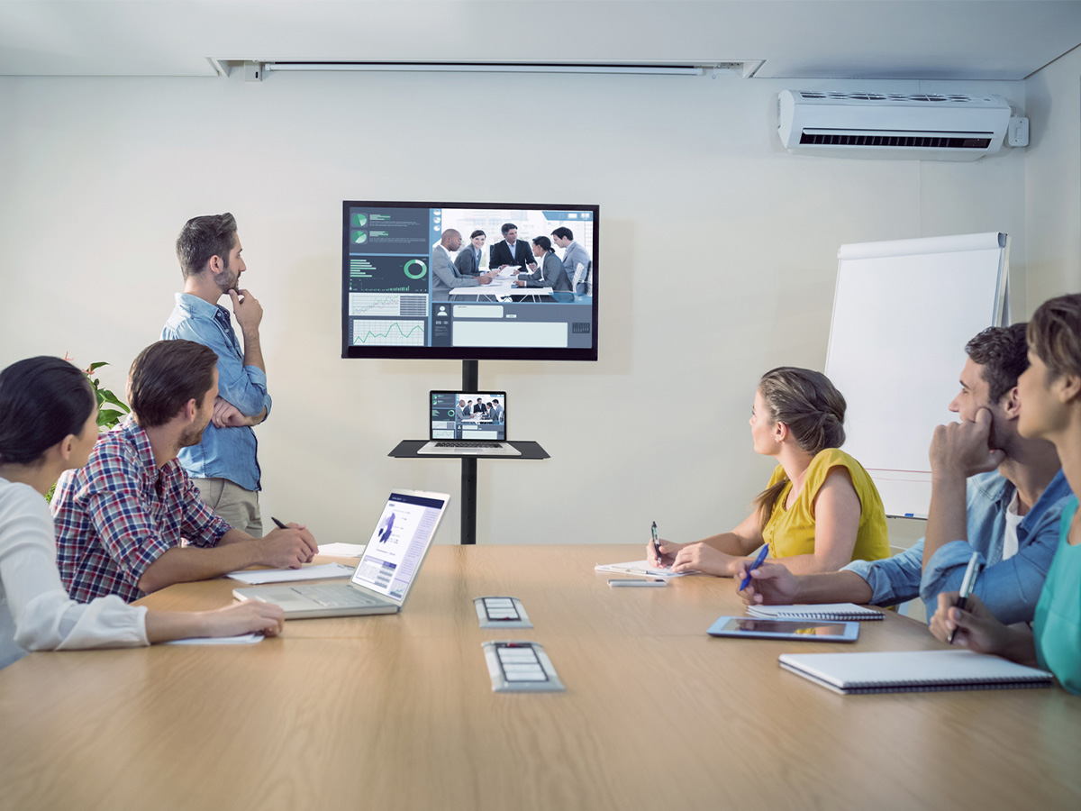 Mount-It! Adjustable Mobile TV Cart