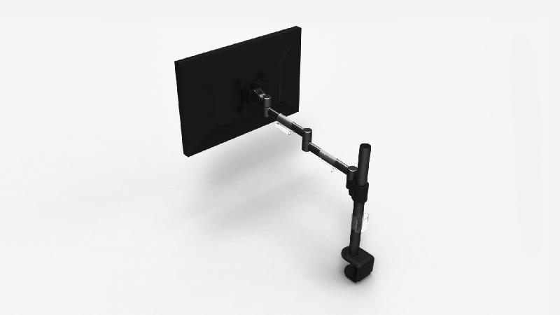 autonomous dual monitor arm