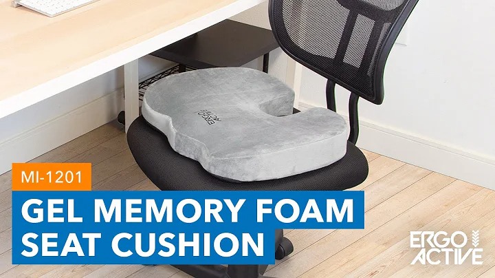 Memory Foam Seat Cushion & Gel Seat Cushion - Ergonomic Chair